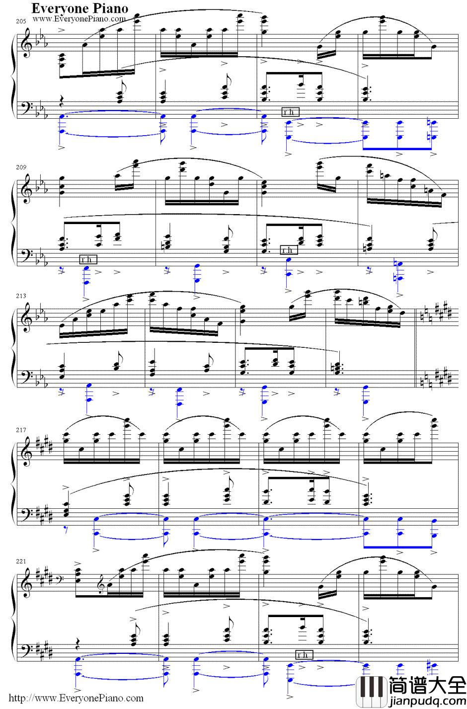 满天钢琴谱_Kalafina_Fate/Zero第19集片尾曲