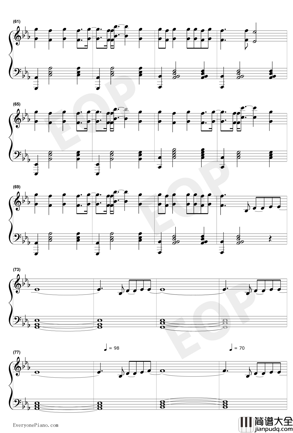 Baby(贾斯汀·比伯)钢琴谱_Justin_Bieber贾斯汀·比伯