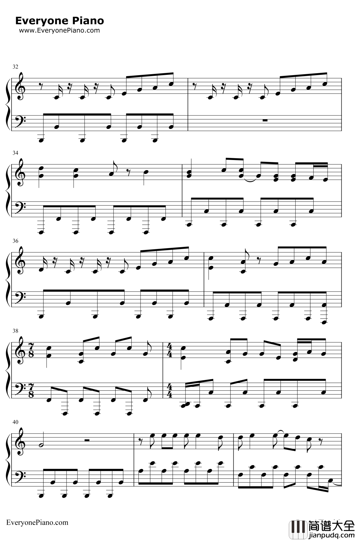 Stronger(What_Doesn't_Kill_You)钢琴谱_Kelly_Clarkson