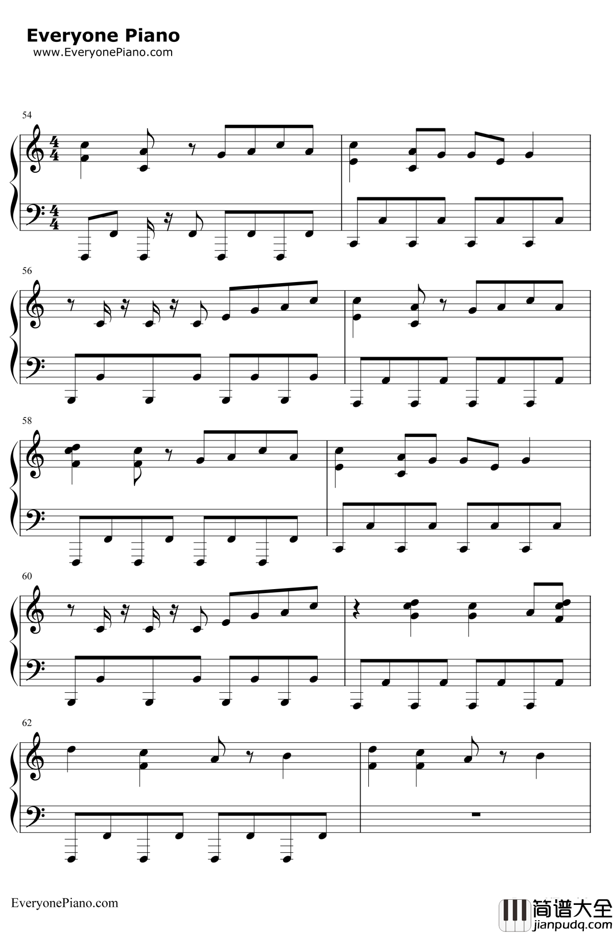 Stronger(What_Doesn't_Kill_You)钢琴谱_Kelly_Clarkson