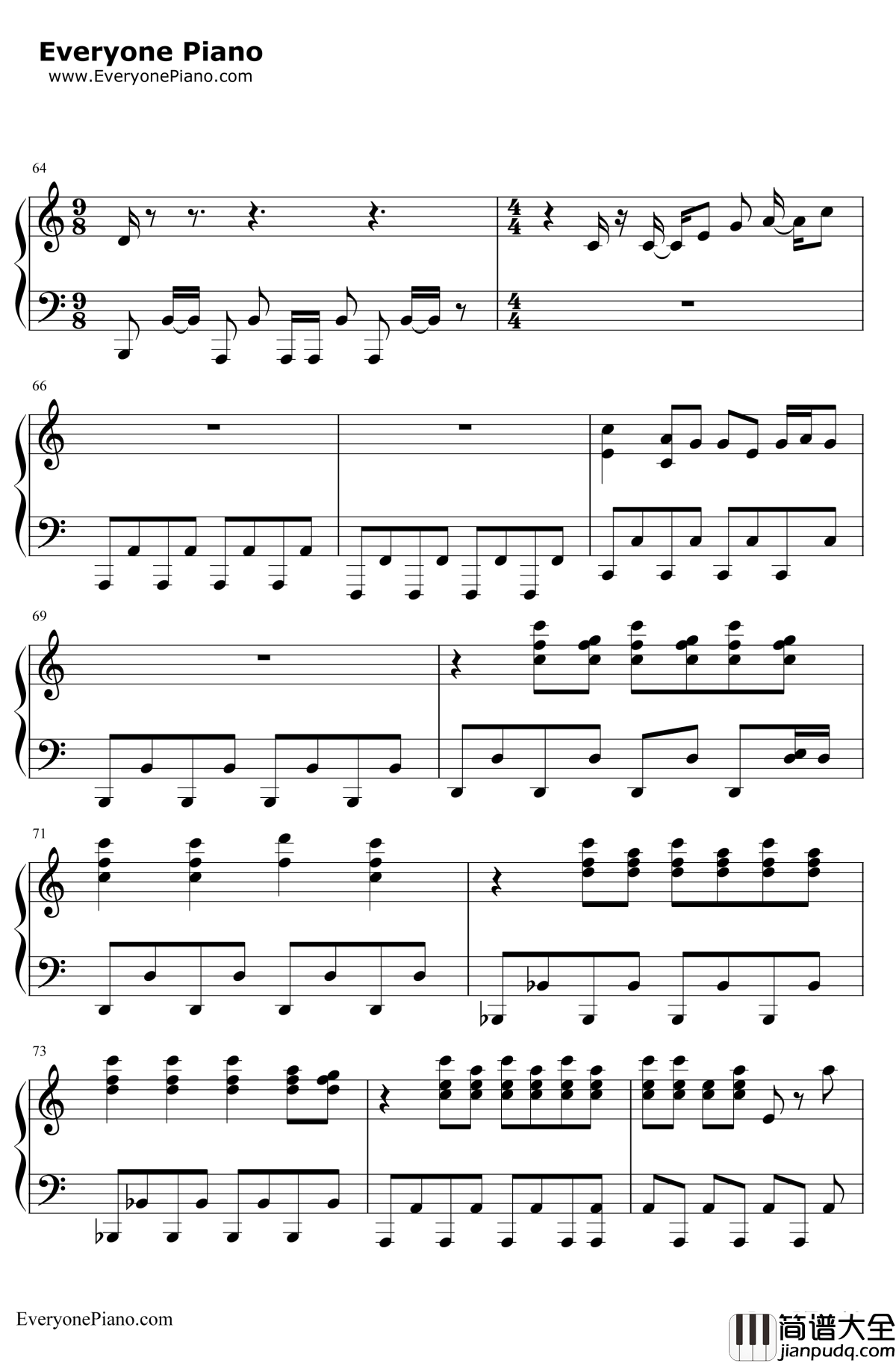 Stronger(What_Doesn't_Kill_You)钢琴谱_Kelly_Clarkson