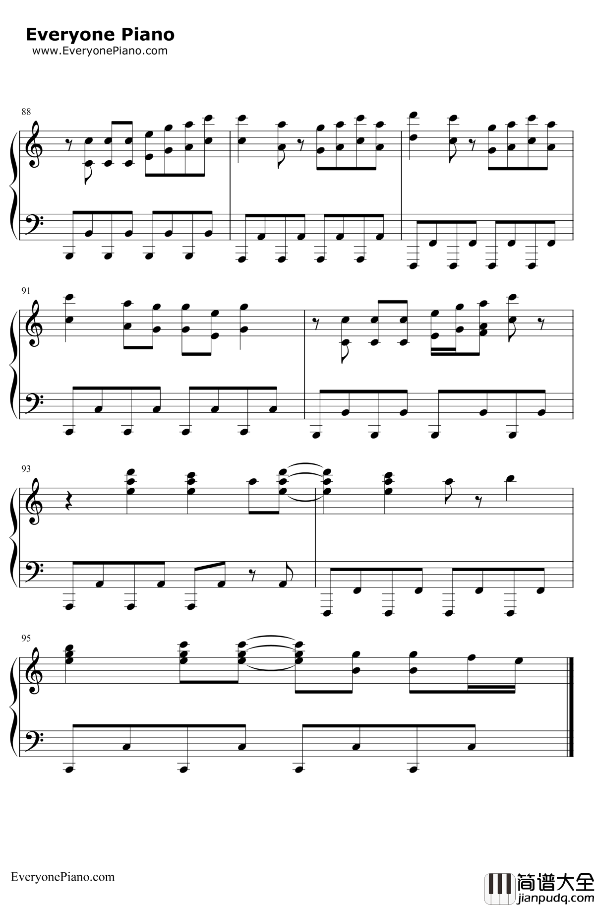 Stronger(What_Doesn't_Kill_You)钢琴谱_Kelly_Clarkson