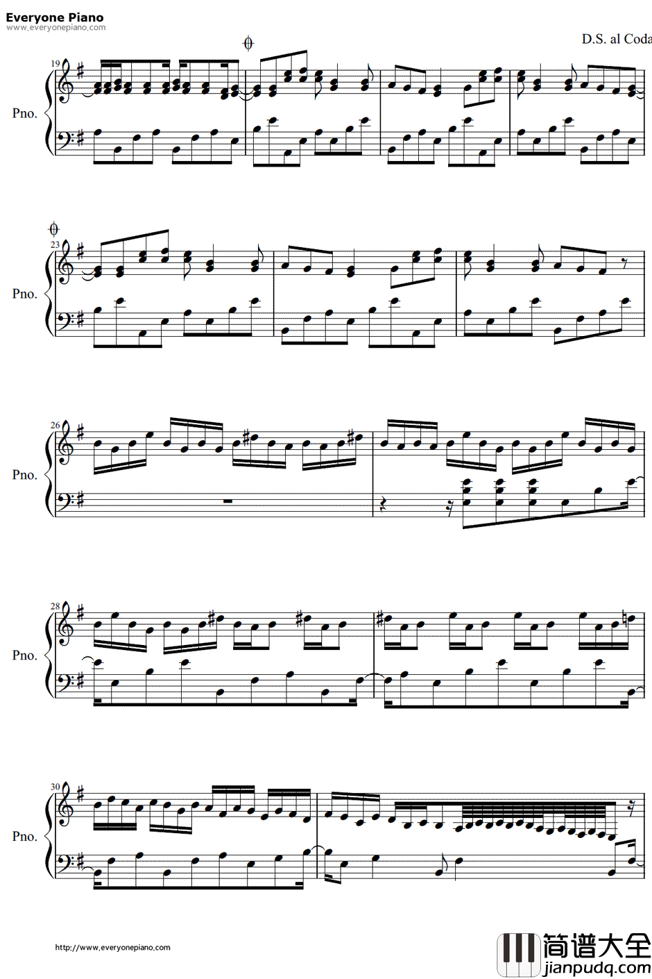 Cancion_Del_Mariachi钢琴谱_Los_Lobos_&_Antonio_Banderas