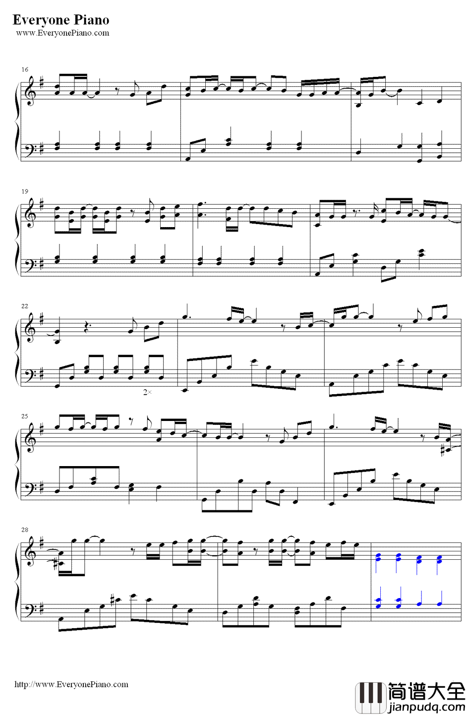 变成樱花树(桜の木になろう)钢琴谱_AKB48