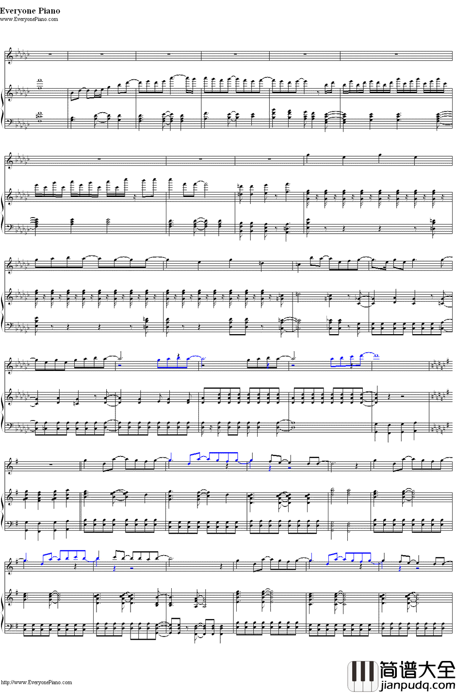 马尾与发圈(ポニーテールとシュシュ)钢琴谱_AKB48