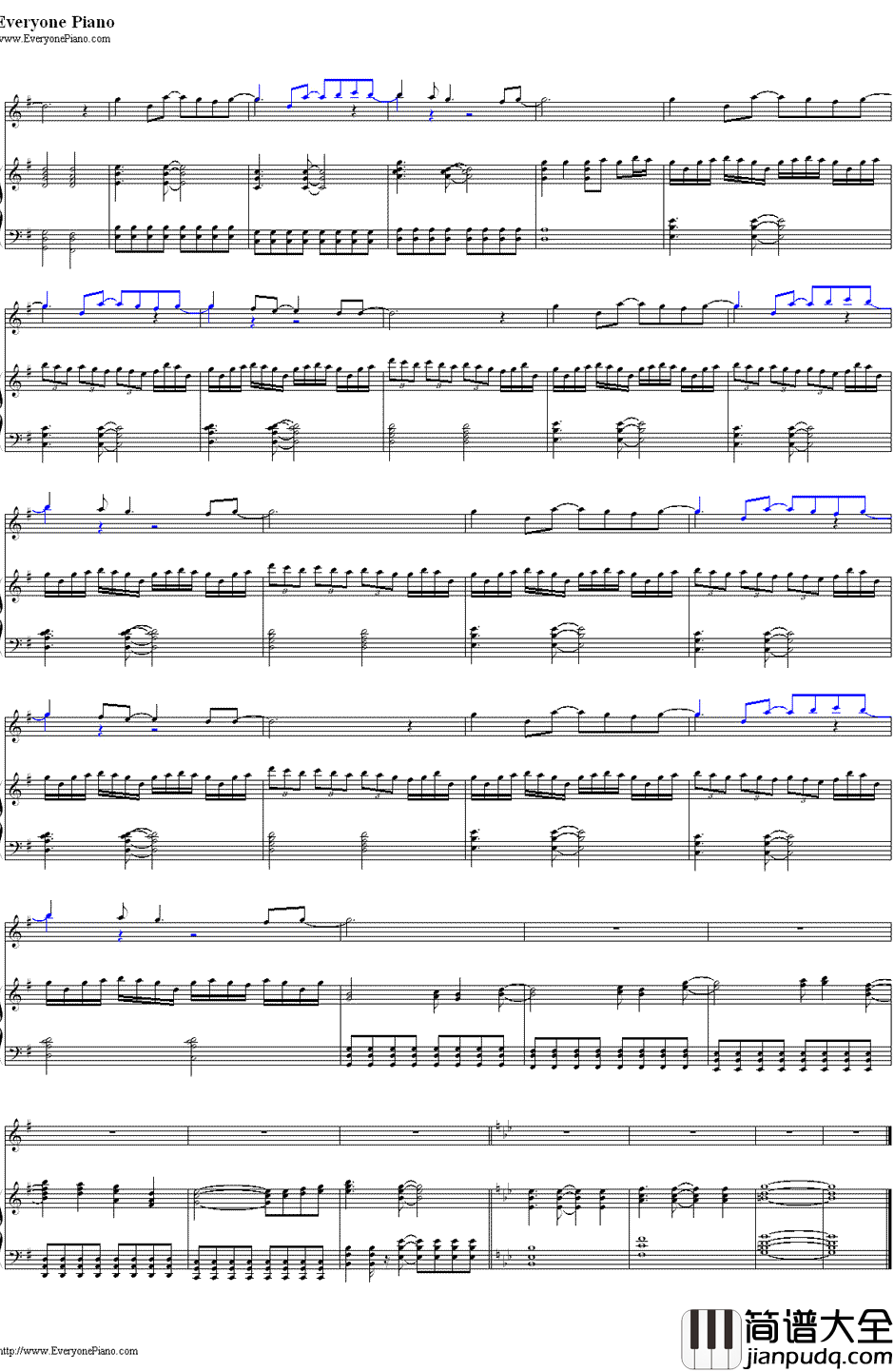 马尾与发圈(ポニーテールとシュシュ)钢琴谱_AKB48