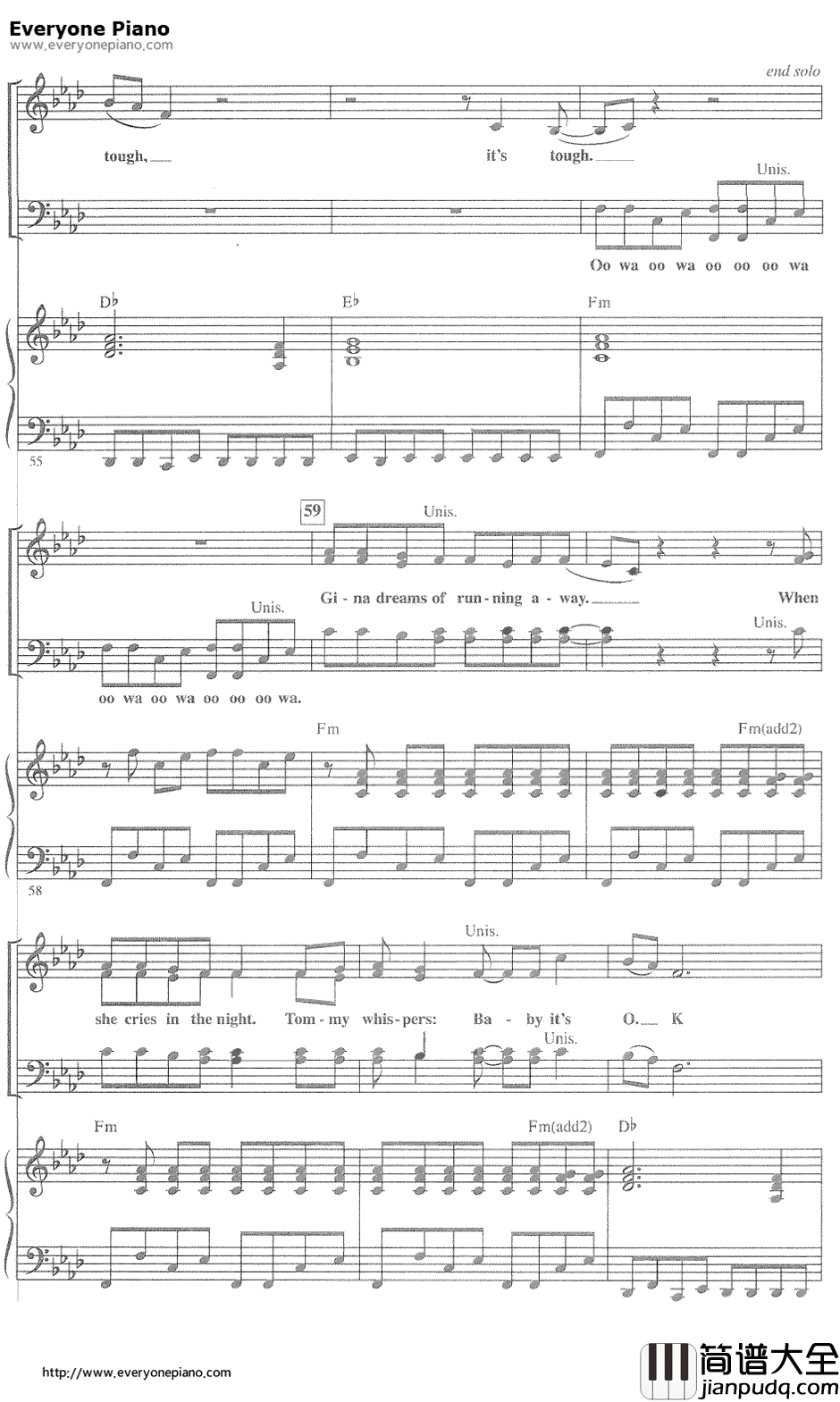 Livin'_on_a_prayer钢琴谱_Bon_Jovi邦乔维