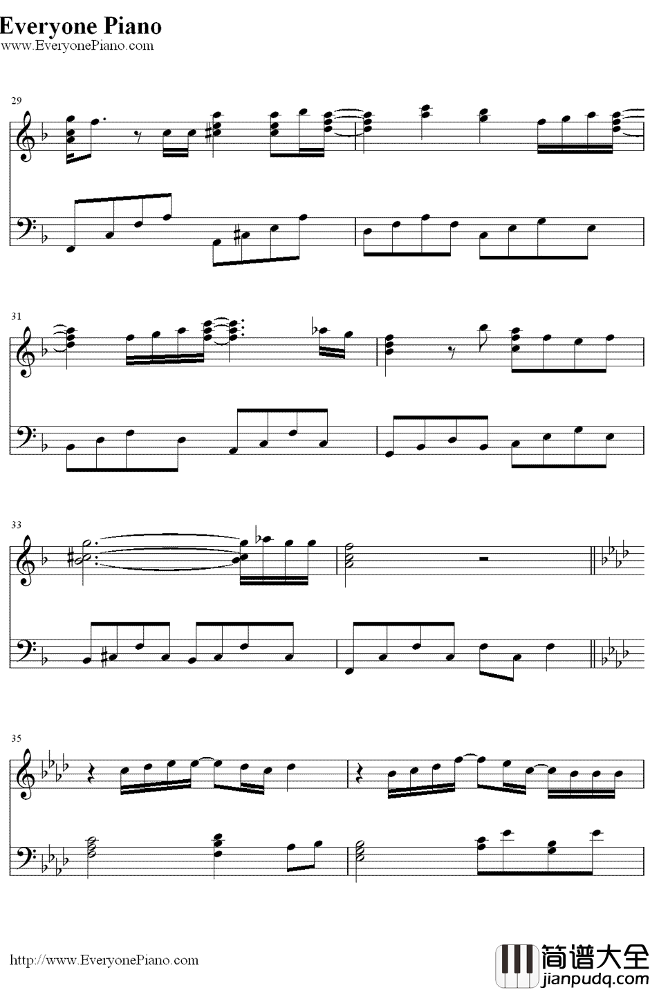 Likeastarinthenight钢琴谱_仓木麻衣__黑暗天使_主题曲