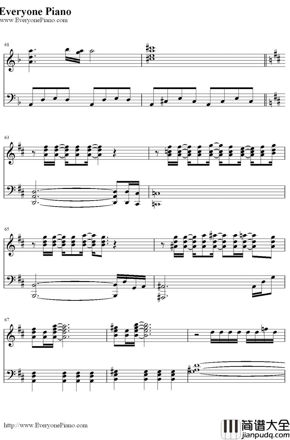 Likeastarinthenight钢琴谱_仓木麻衣__黑暗天使_主题曲