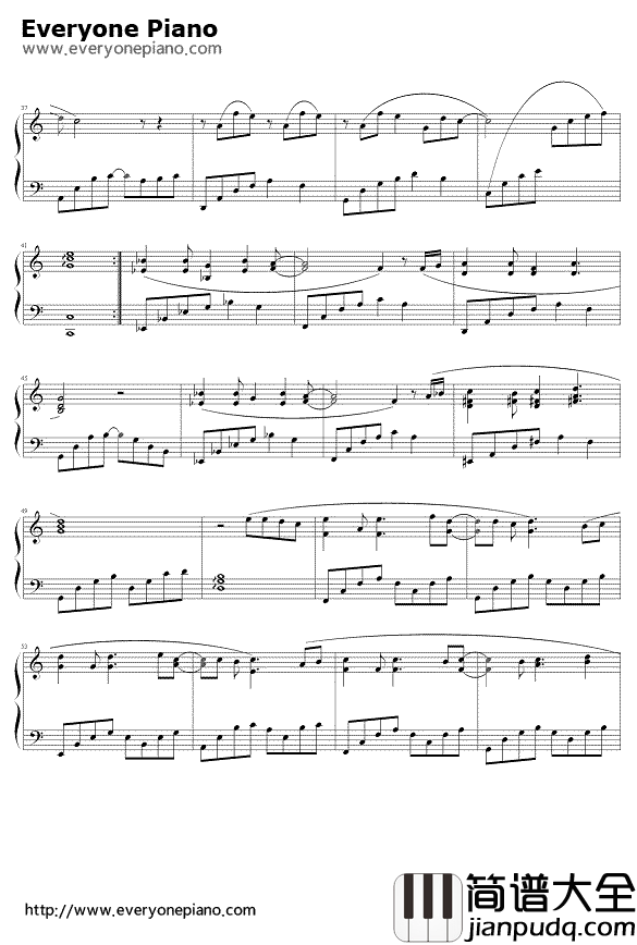 Always_Online钢琴谱_林俊杰_一直在线