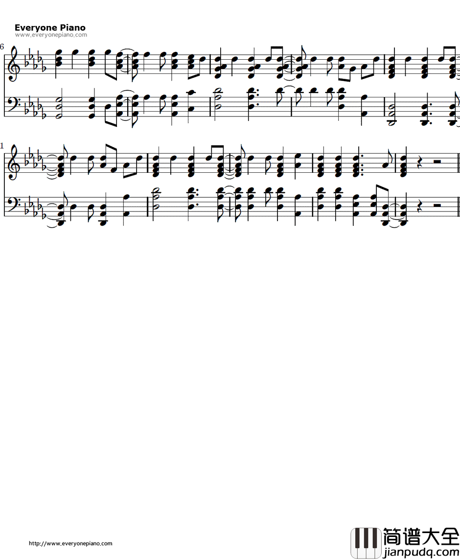 Do_You_Hear_What_I_Hear钢琴谱_Bing_Crosby