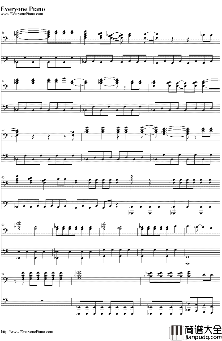 Back_To_Life钢琴谱_3OH!3