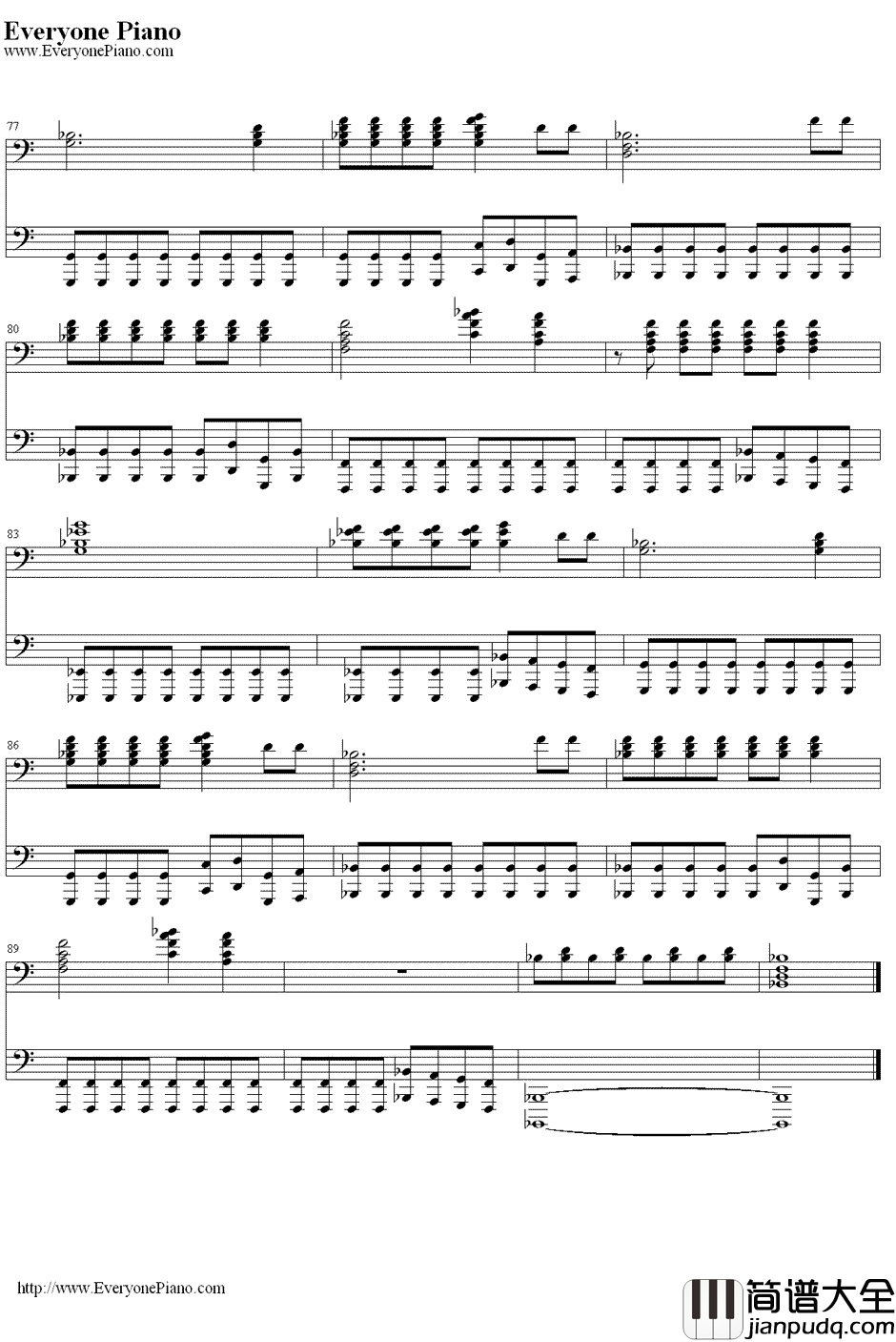 Back_To_Life钢琴谱_3OH!3