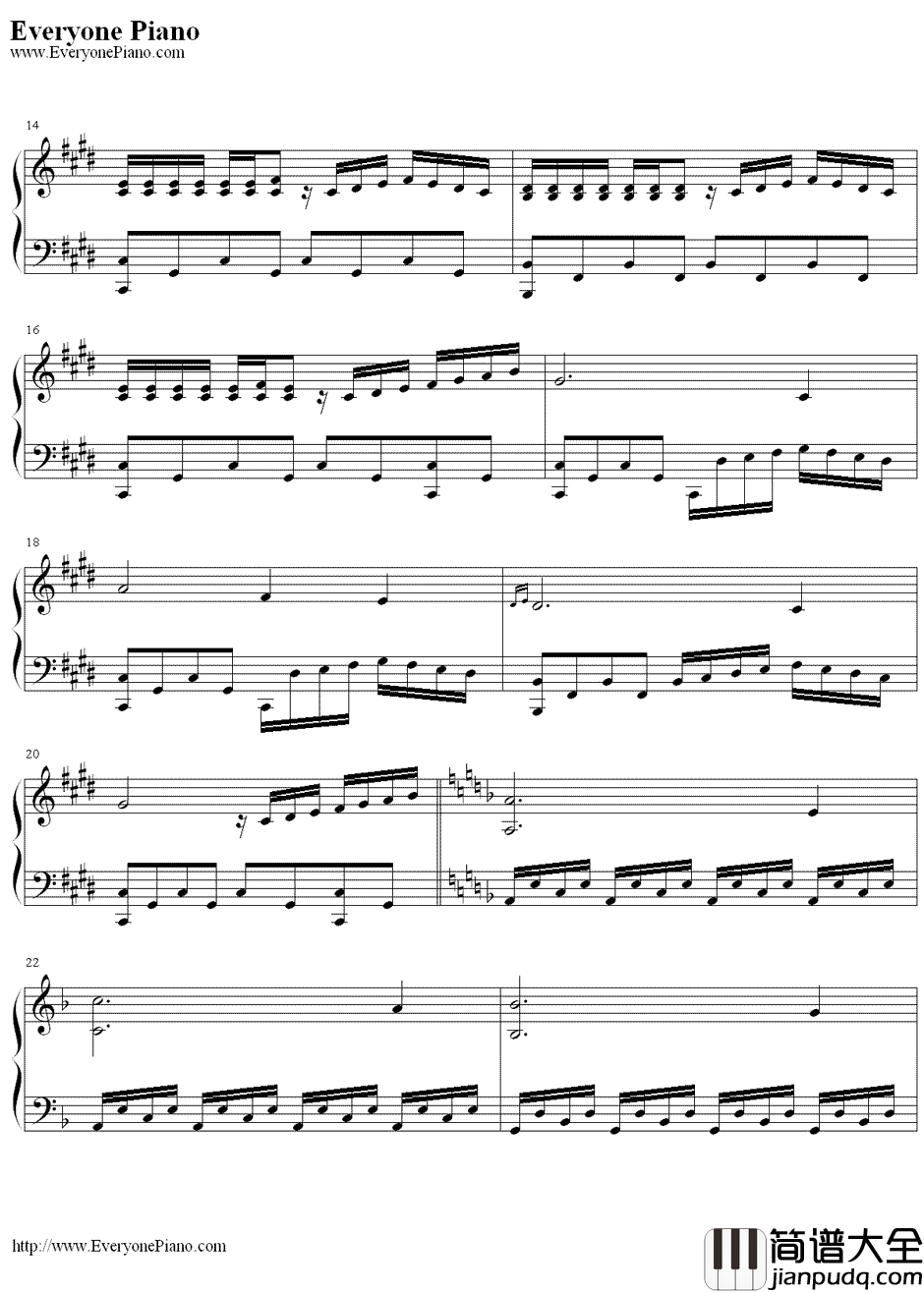 ChampionSelect(英雄联盟排位音乐)钢琴谱_LeagueofLegends英雄联盟