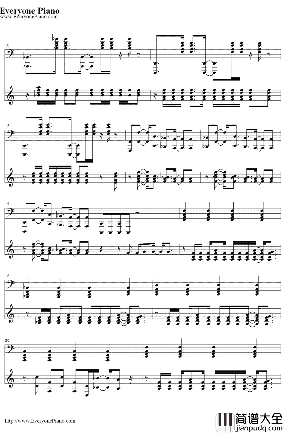 Oath钢琴谱_CherLloydft.BeckyG