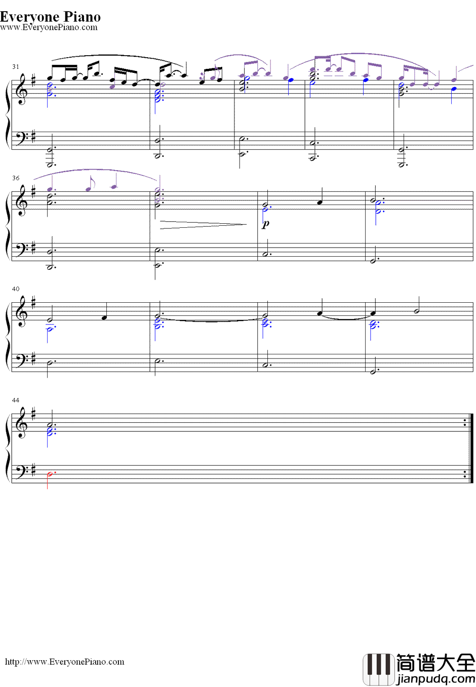 遥か彼方钢琴谱_Rita_LittleBusters!插曲