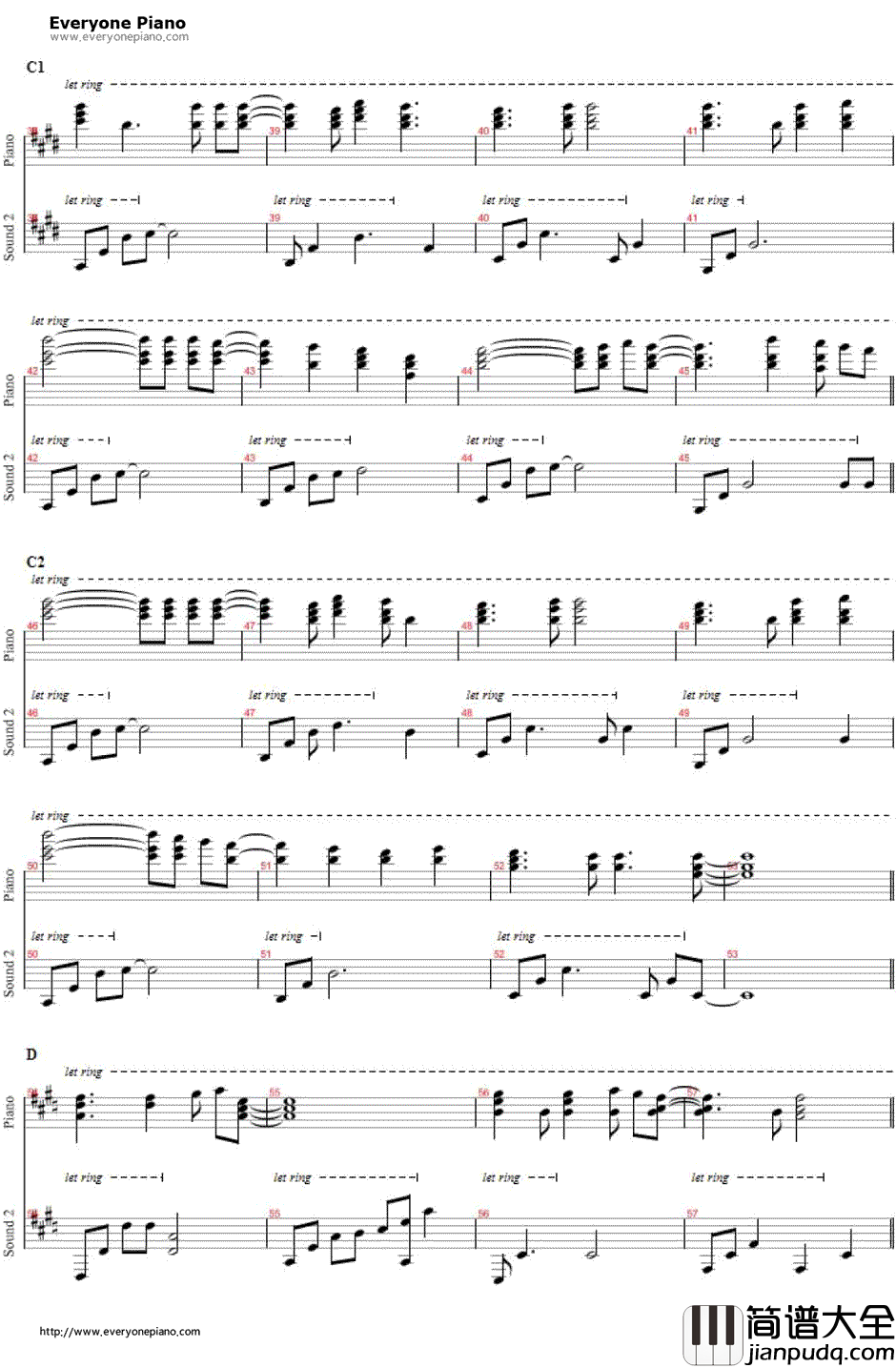 幸せな记忆钢琴谱_上原れな上原玲奈__WHITEALBUM2_（白色相簿2）BGM