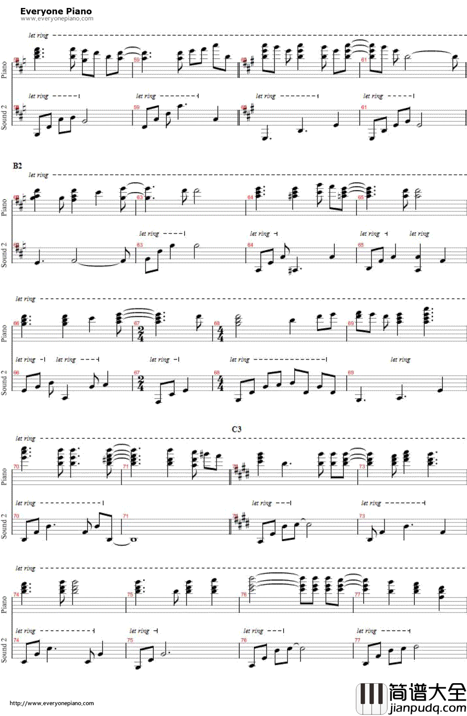 幸せな记忆钢琴谱_上原れな上原玲奈__WHITEALBUM2_（白色相簿2）BGM