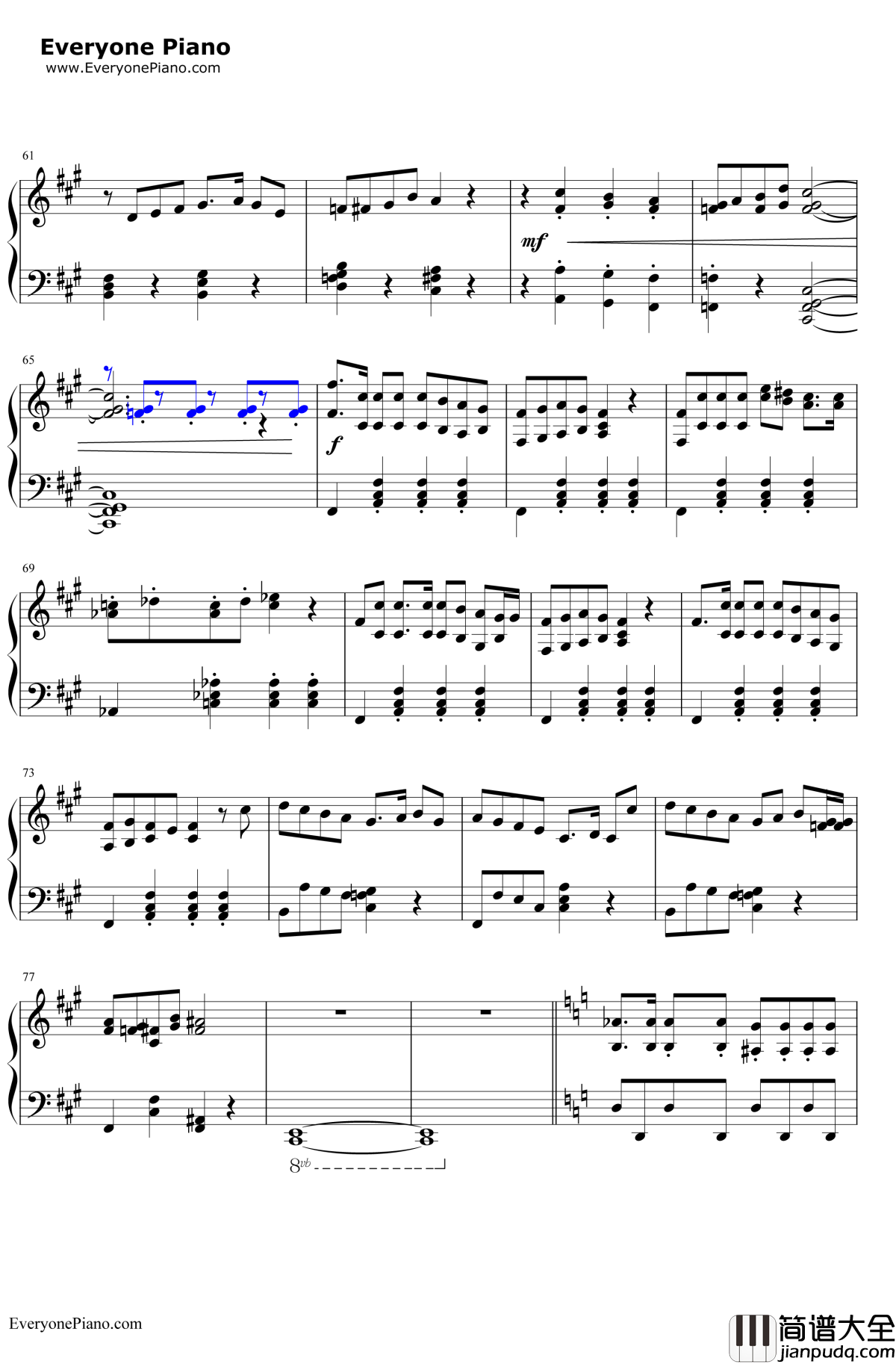 人柱アリス(人柱爱丽丝)钢琴谱_歪P