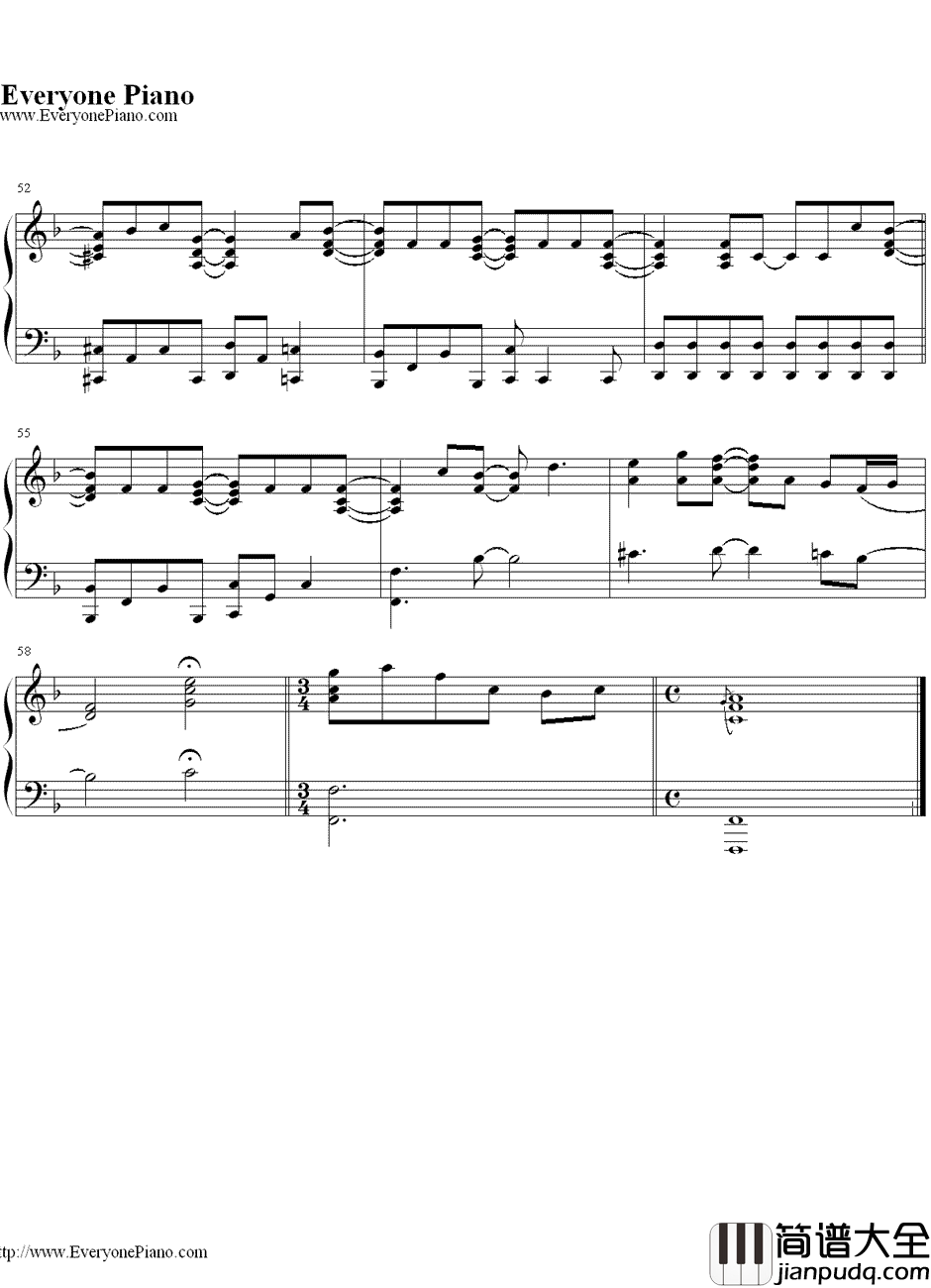 TouchLove钢琴谱_T尹美莱__主君的太阳_OST