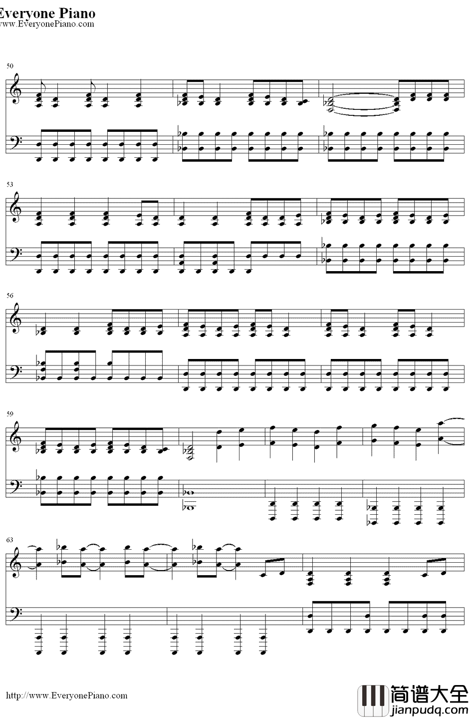 My_Songs_Know_What_You_Did_In_The_Dark钢琴谱_FallOutBoy