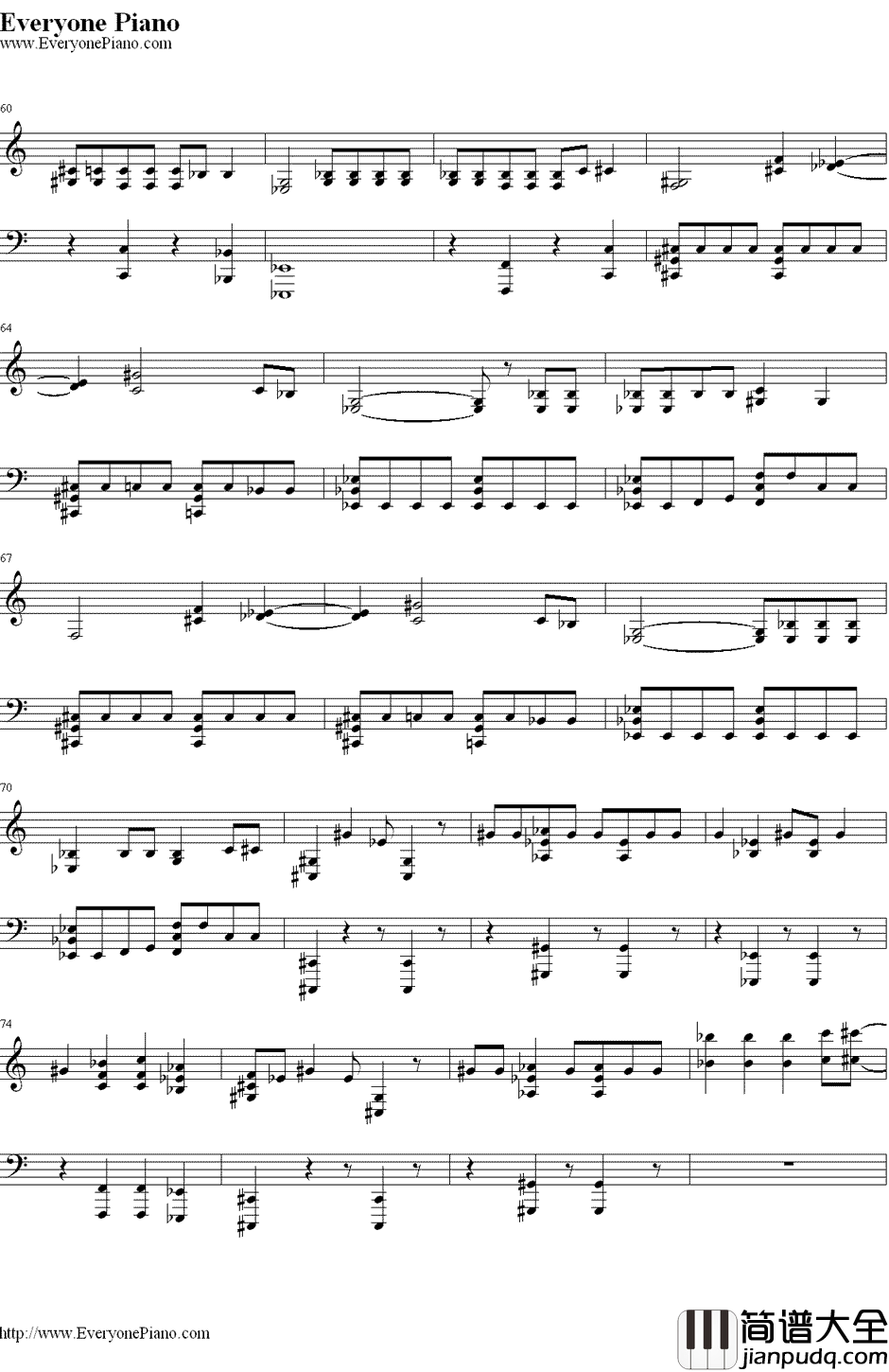 HeartAttack钢琴谱_DemiLovato