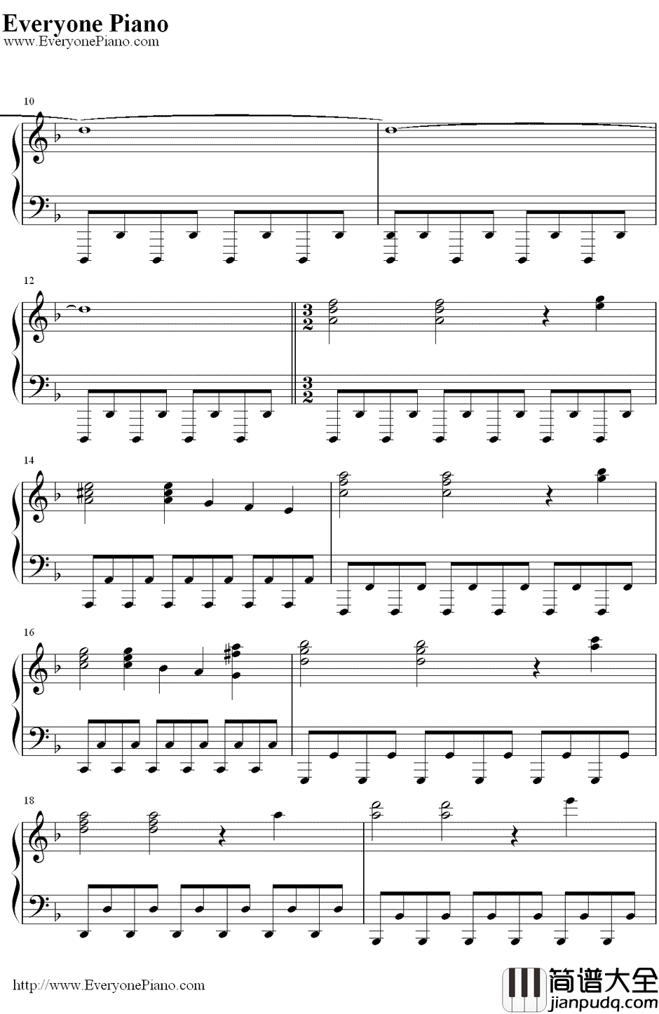 亨德尔的萨拉班德(Handel'sSarabande)钢琴谱_马克西姆MaksimMrvica