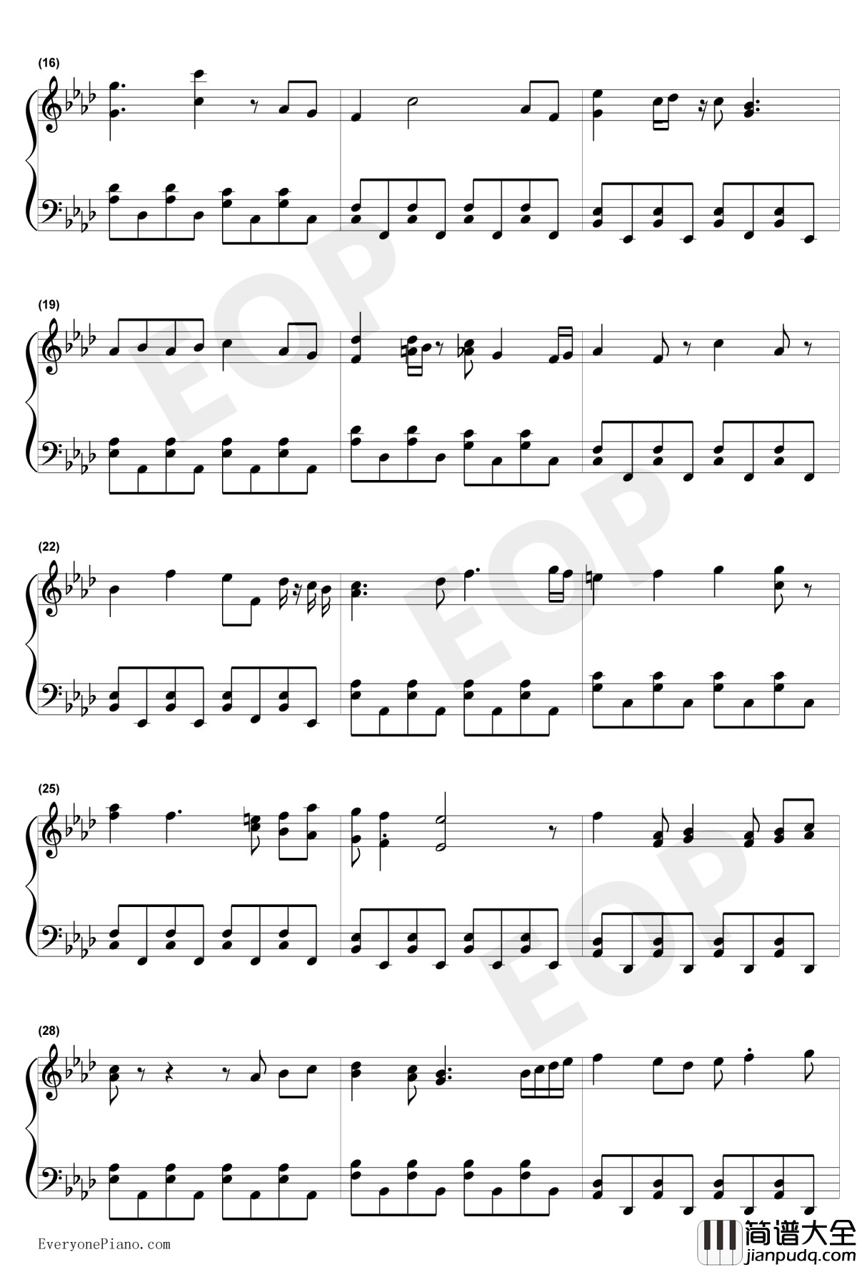 引爆摩天楼插曲钢琴谱_未知_名侦探柯南剧场版