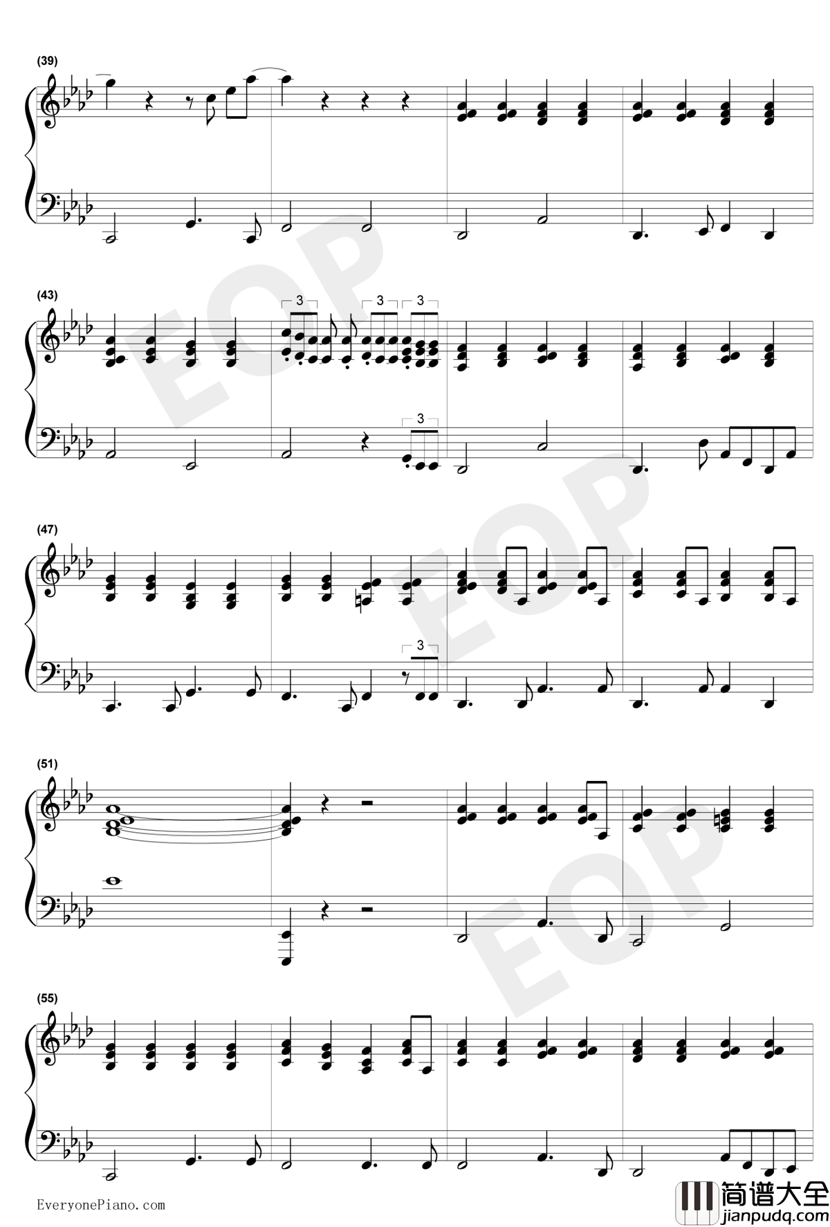 Close_to_You钢琴伴奏版钢琴谱_卡朋特TheCarpenters_ClosetoYou钢琴伴奏版