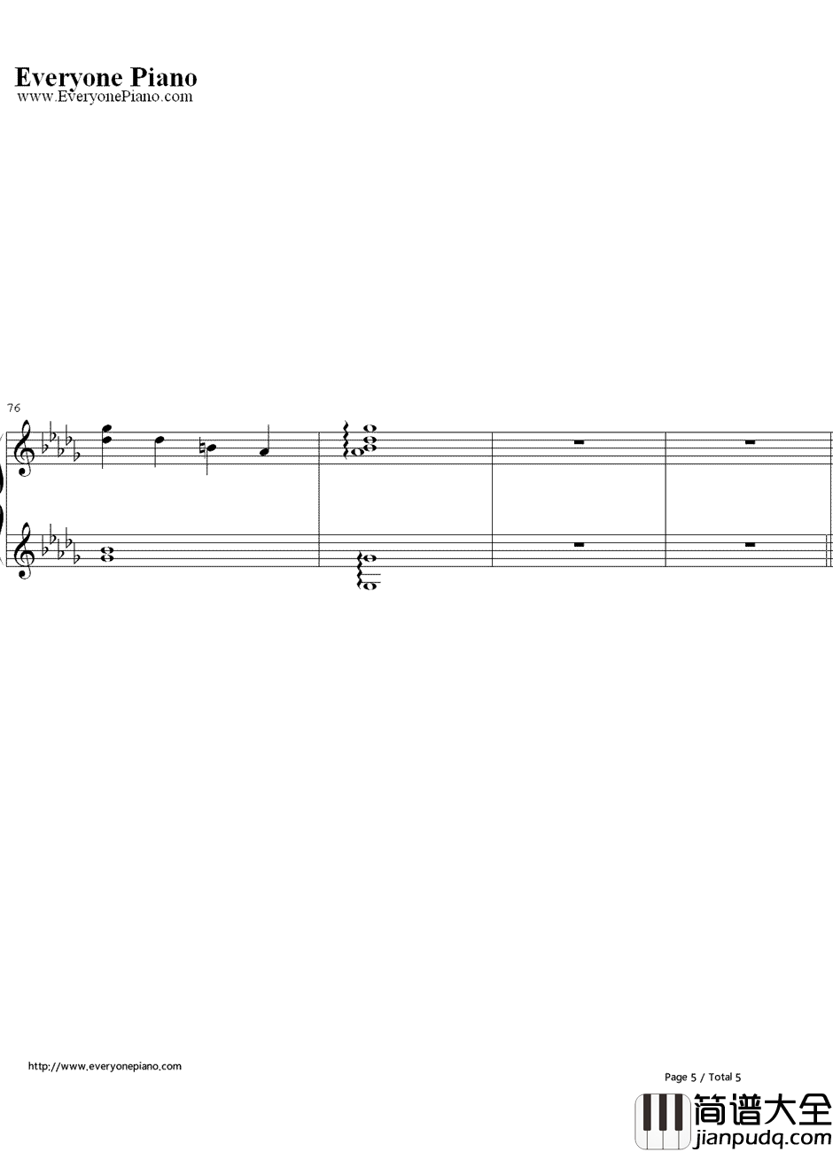 瞳のこたえ(血色之瞳的未来)钢琴谱_Noria__神幻拍档07GHOST_ED