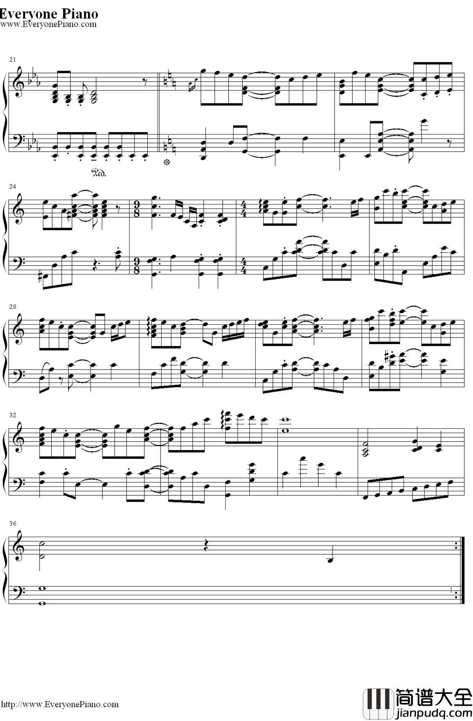 ソルフェージュ钢琴谱_yourdiary