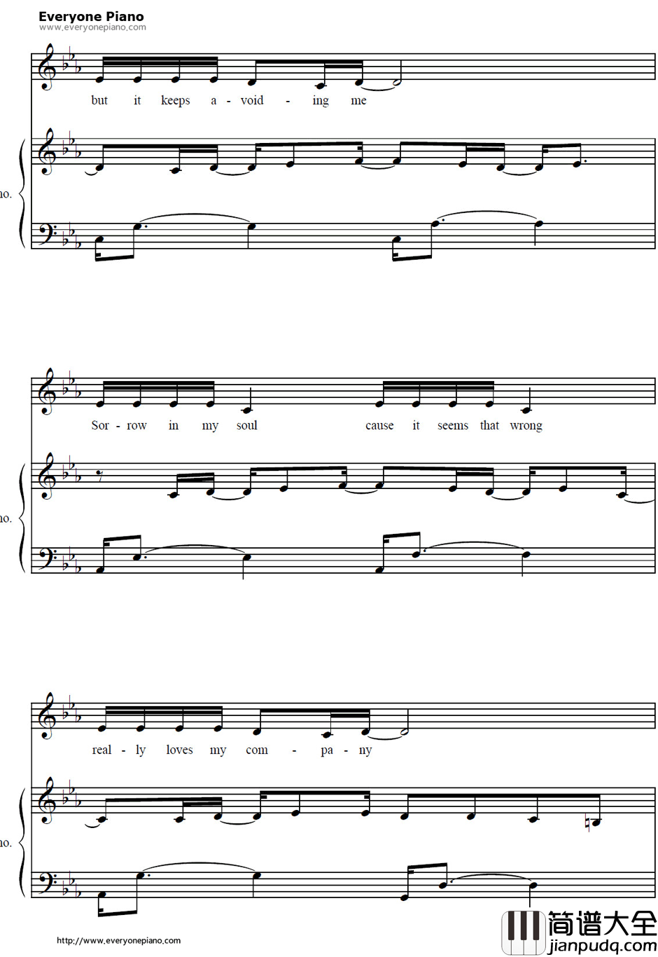 Unfaithful钢琴谱_Rihanna