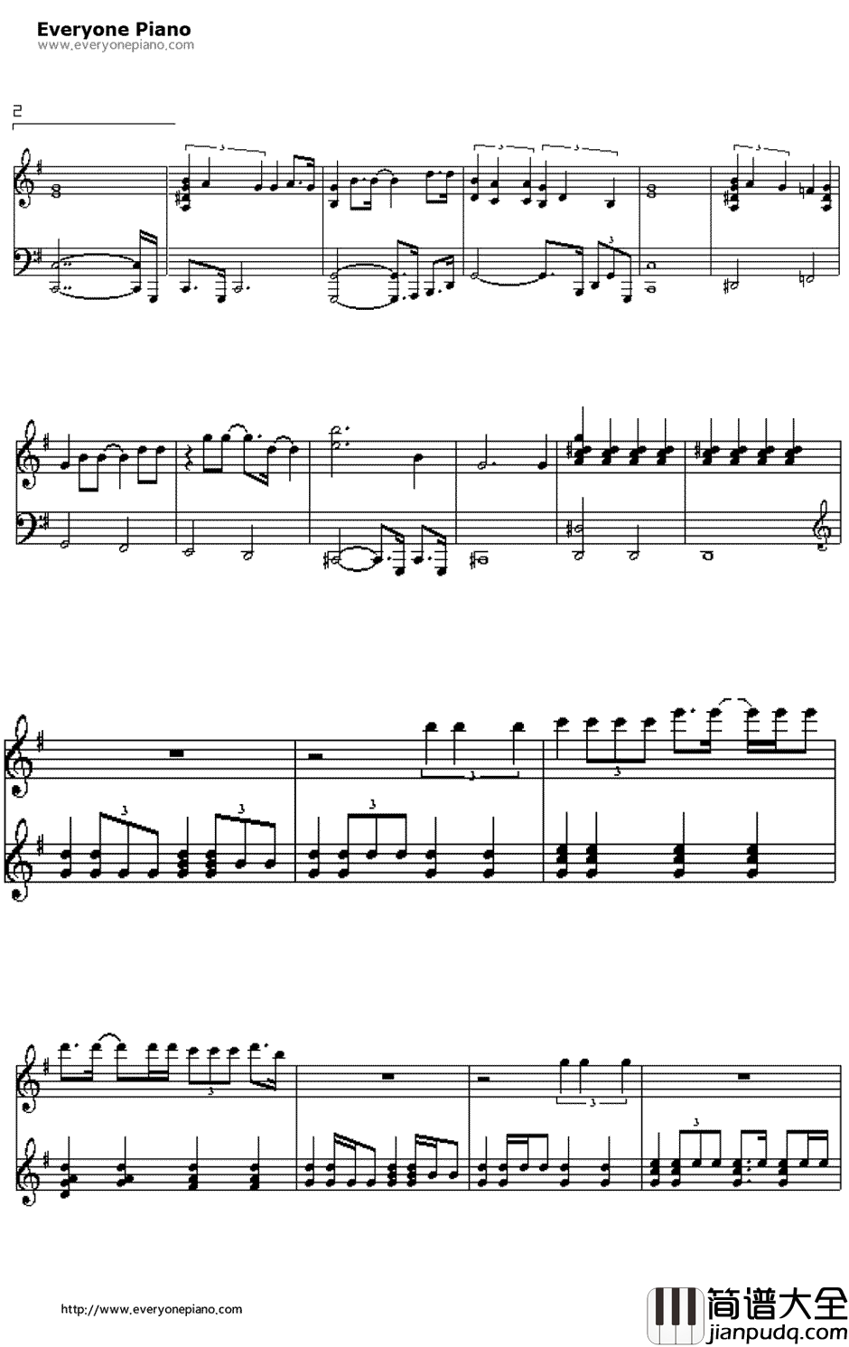 Grace_Kelly钢琴谱_Mika