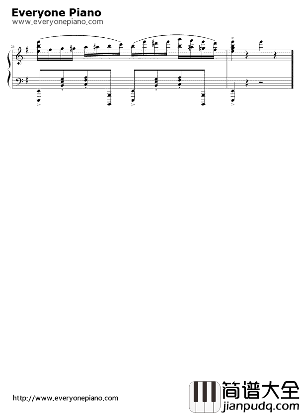 secret(慢板)钢琴谱_周杰伦_secret(慢板)