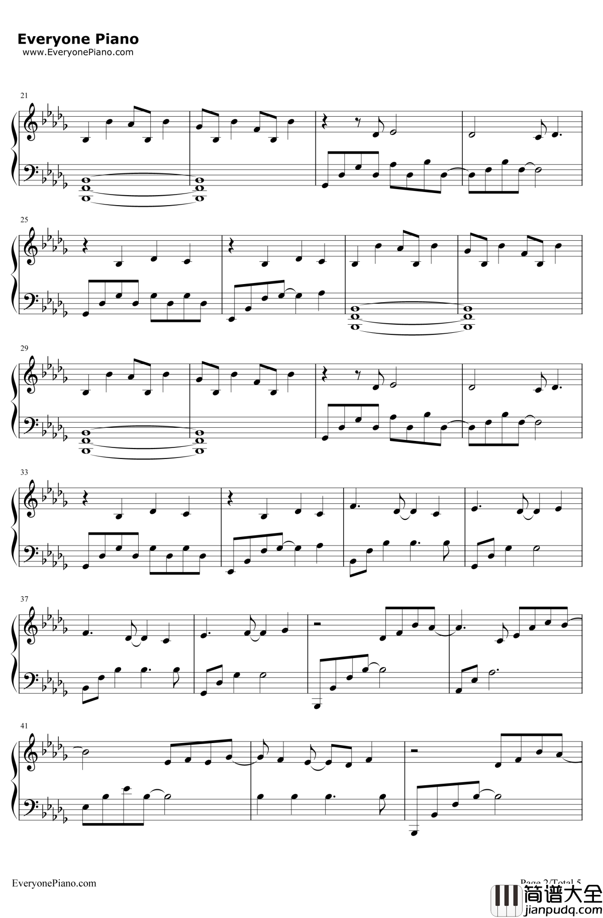 Lithium钢琴谱_Evanescence