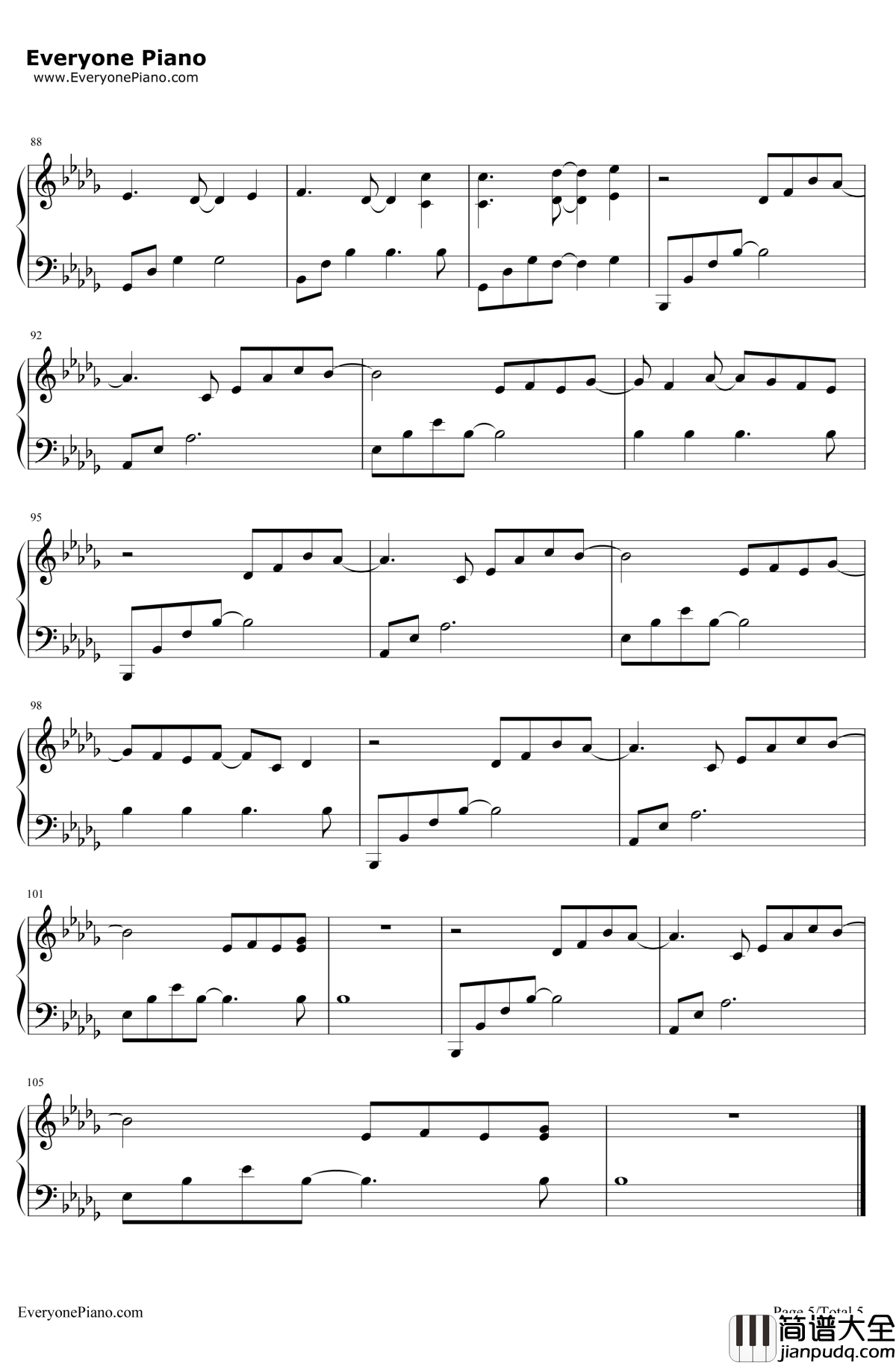 Lithium钢琴谱_Evanescence