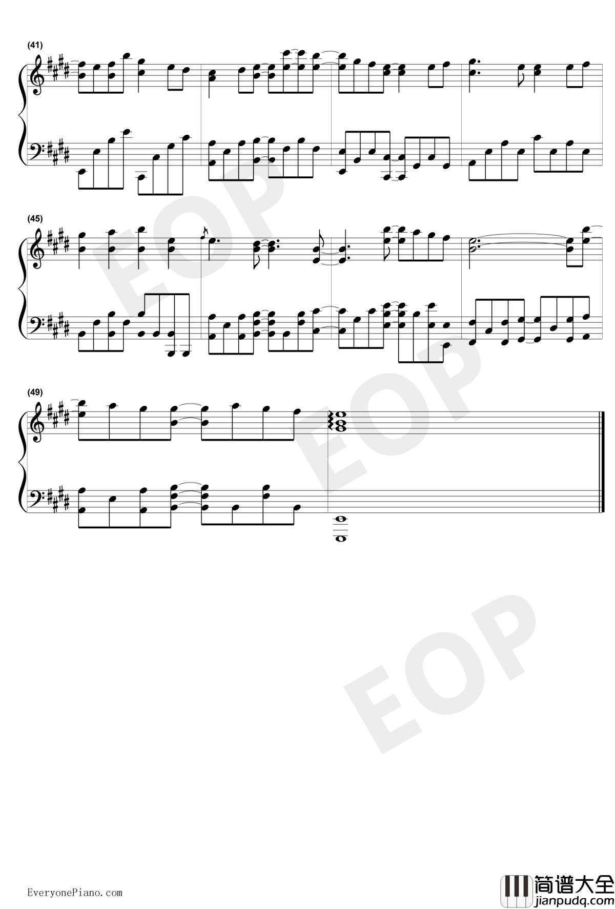 Irony钢琴谱_ClariS__我的妹妹哪有这么可爱!_片头曲