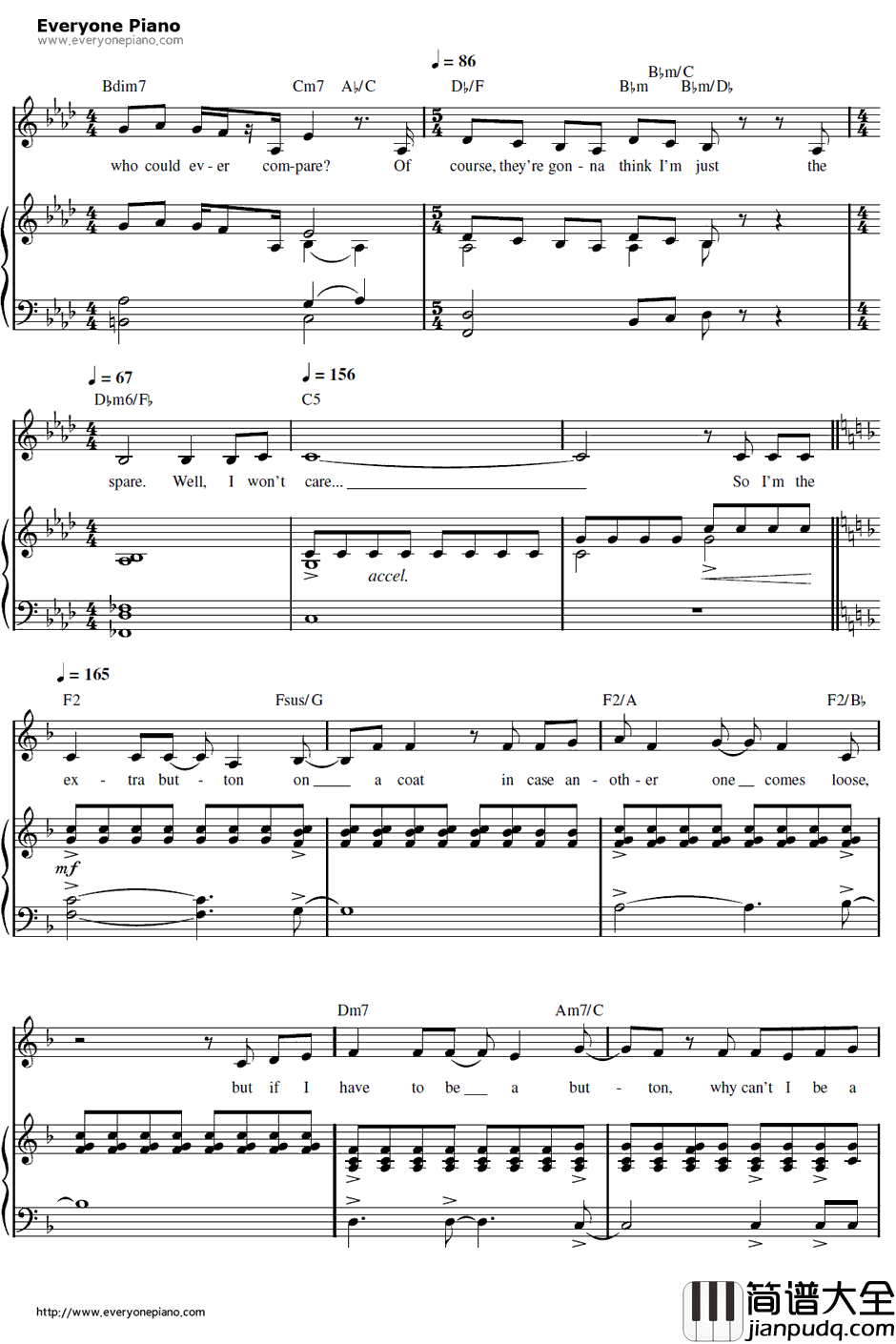 More_Than_Justthe_Spare钢琴谱_KristenAnderson_Lopez&RobertLopez_冰雪奇缘插曲