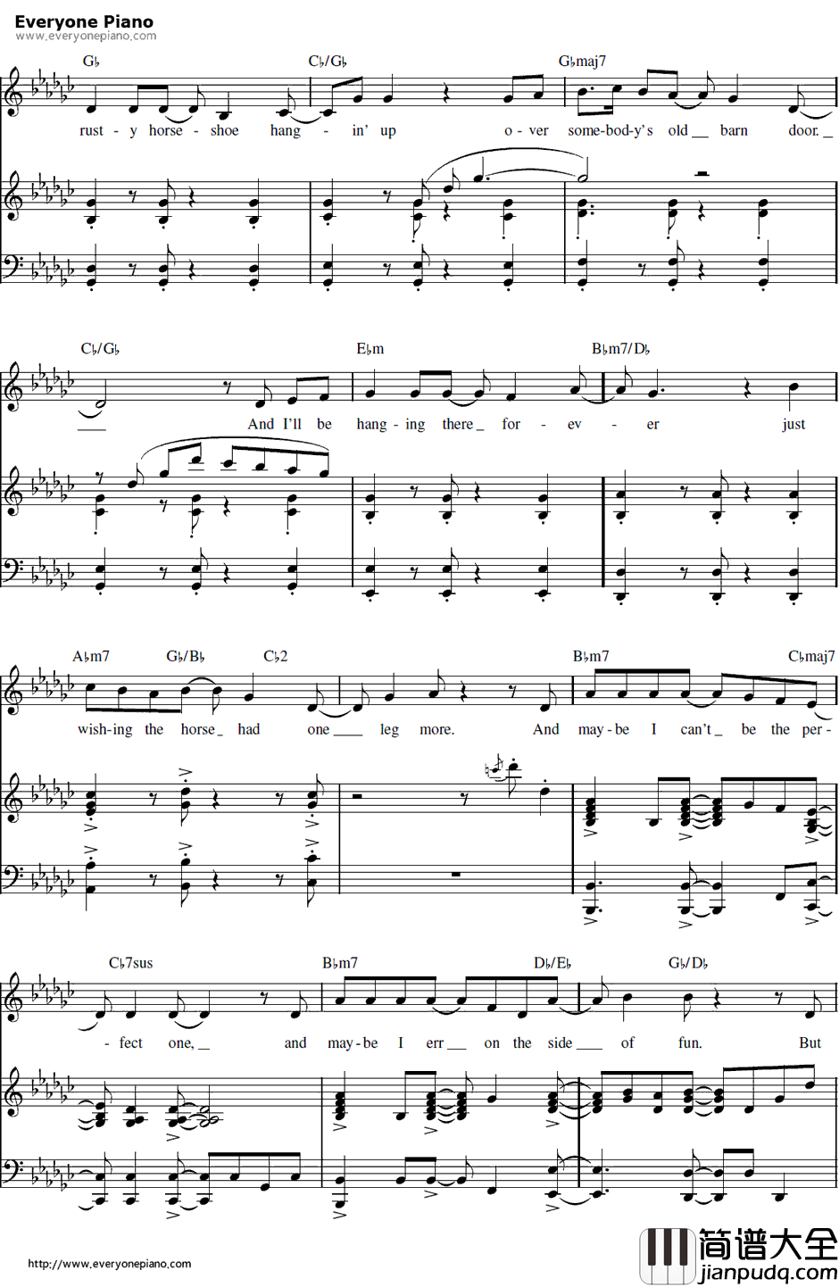 More_Than_Justthe_Spare钢琴谱_KristenAnderson_Lopez&RobertLopez_冰雪奇缘插曲