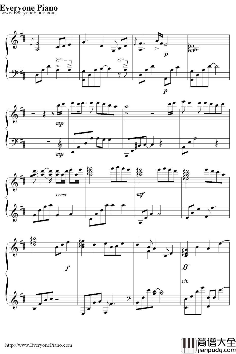 Nicol'sPiano(涙のテーマ)钢琴谱_柿岛伸次__机动战士高达SEED_插曲