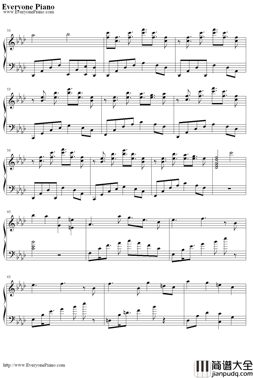 梦、时々钢琴谱_触手猴