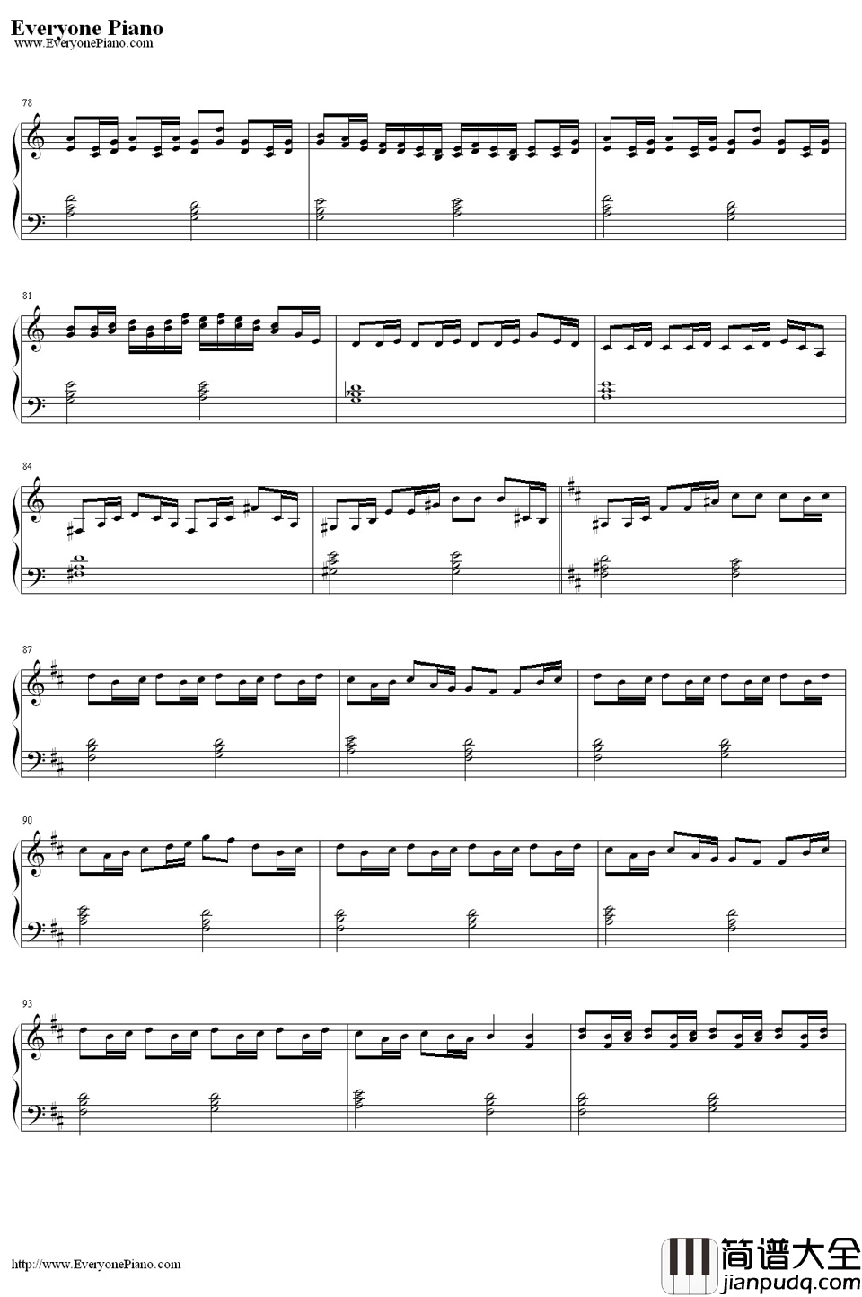 パラジクロロベンゼン钢琴谱_镜音レン