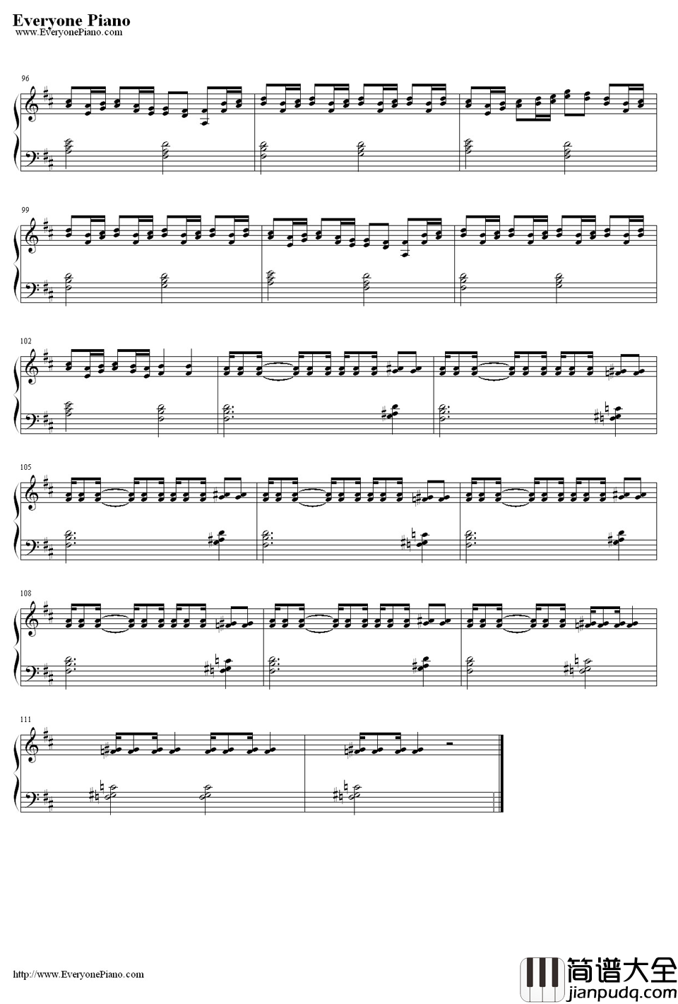 パラジクロロベンゼン钢琴谱_镜音レン