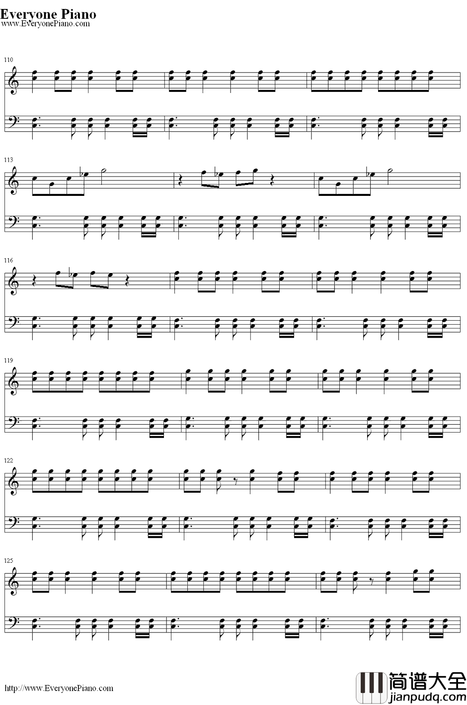 Bottoms_Up钢琴谱_TreySongz&NickiMinaj