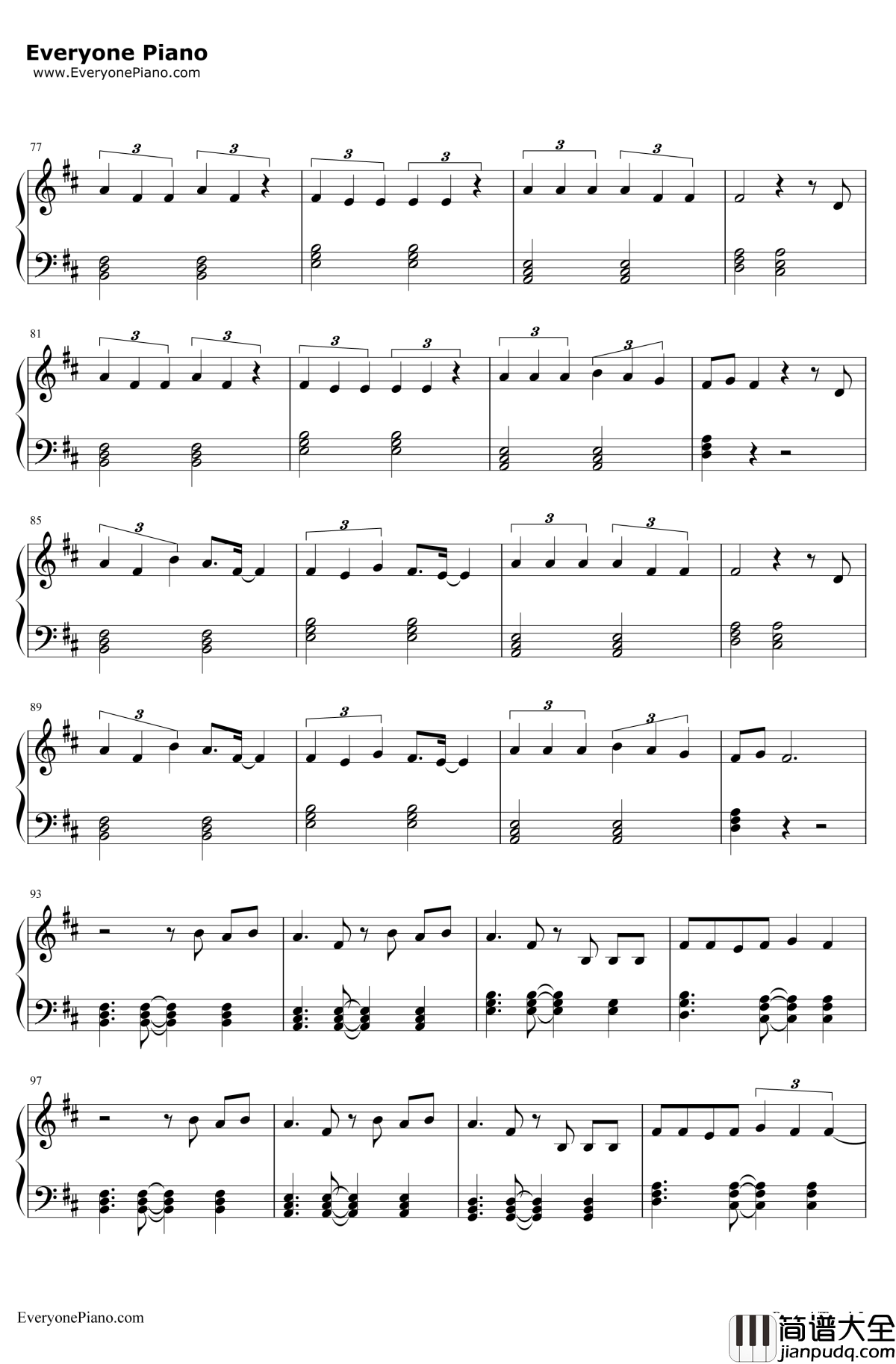 Can't_Remember_to_Forget_You钢琴谱_Shakira&Rihanna