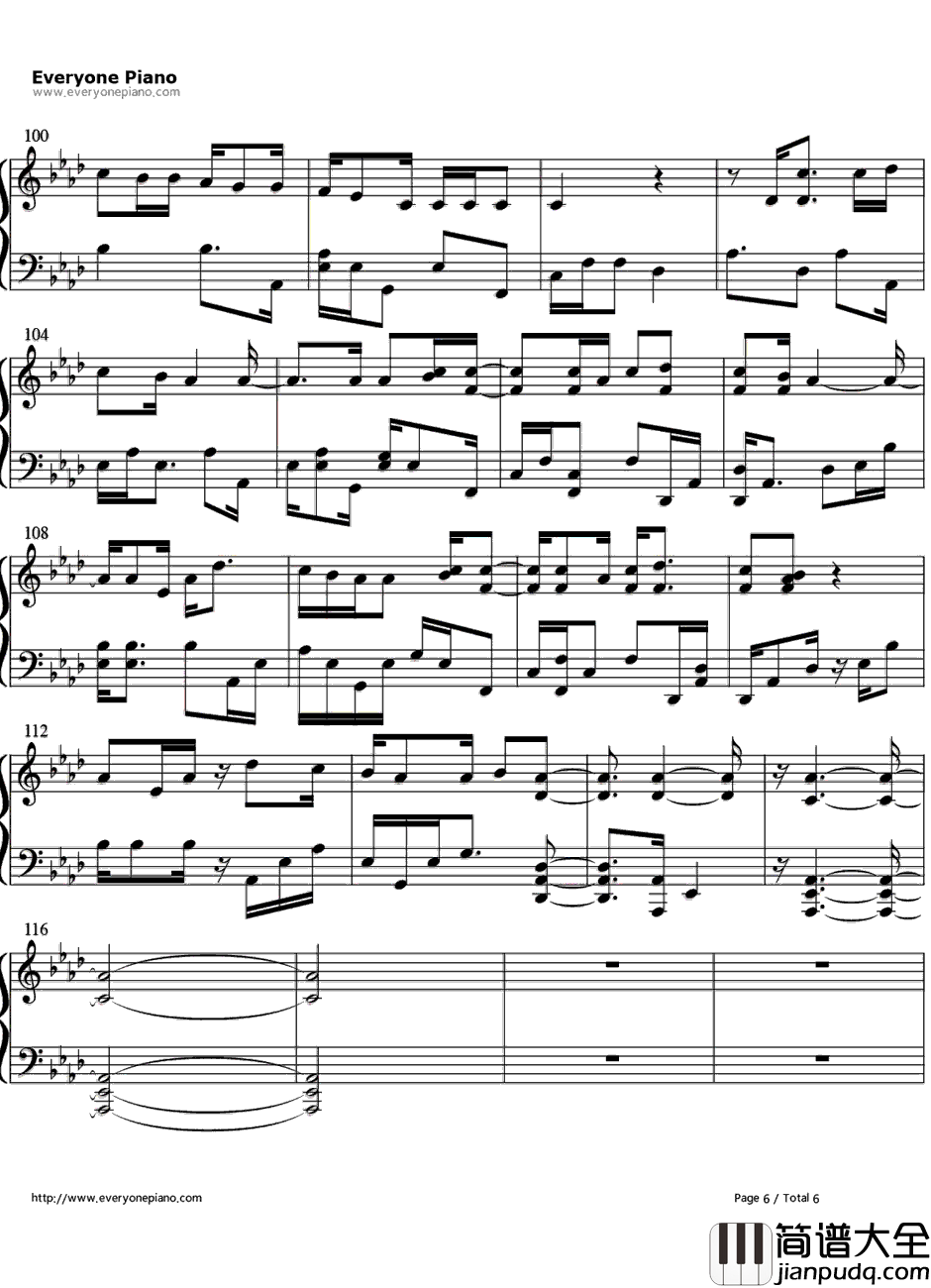 Drunk_in_Love钢琴谱_Beyonce