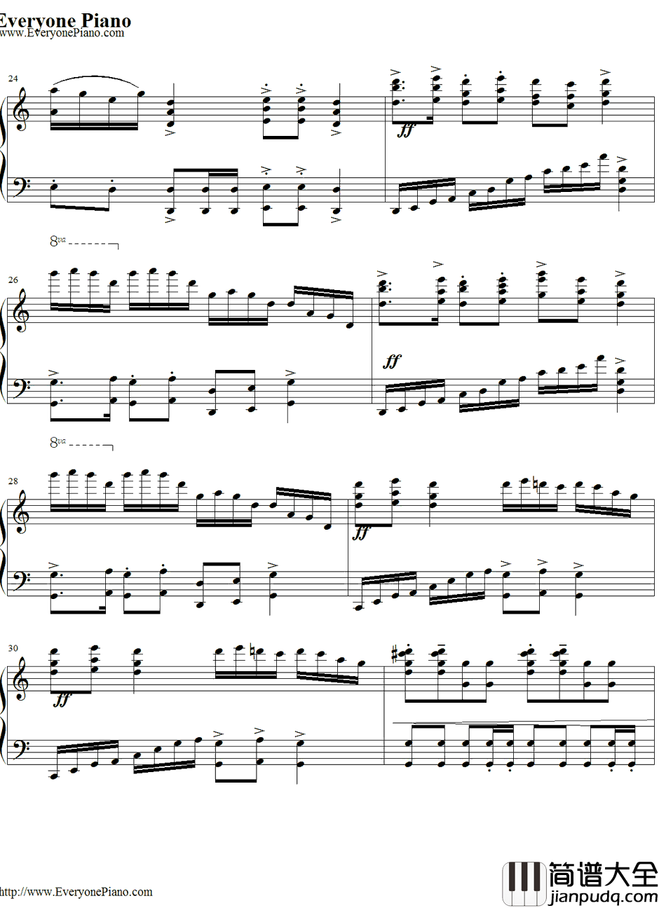 金蛇狂舞钢琴谱_聂耳