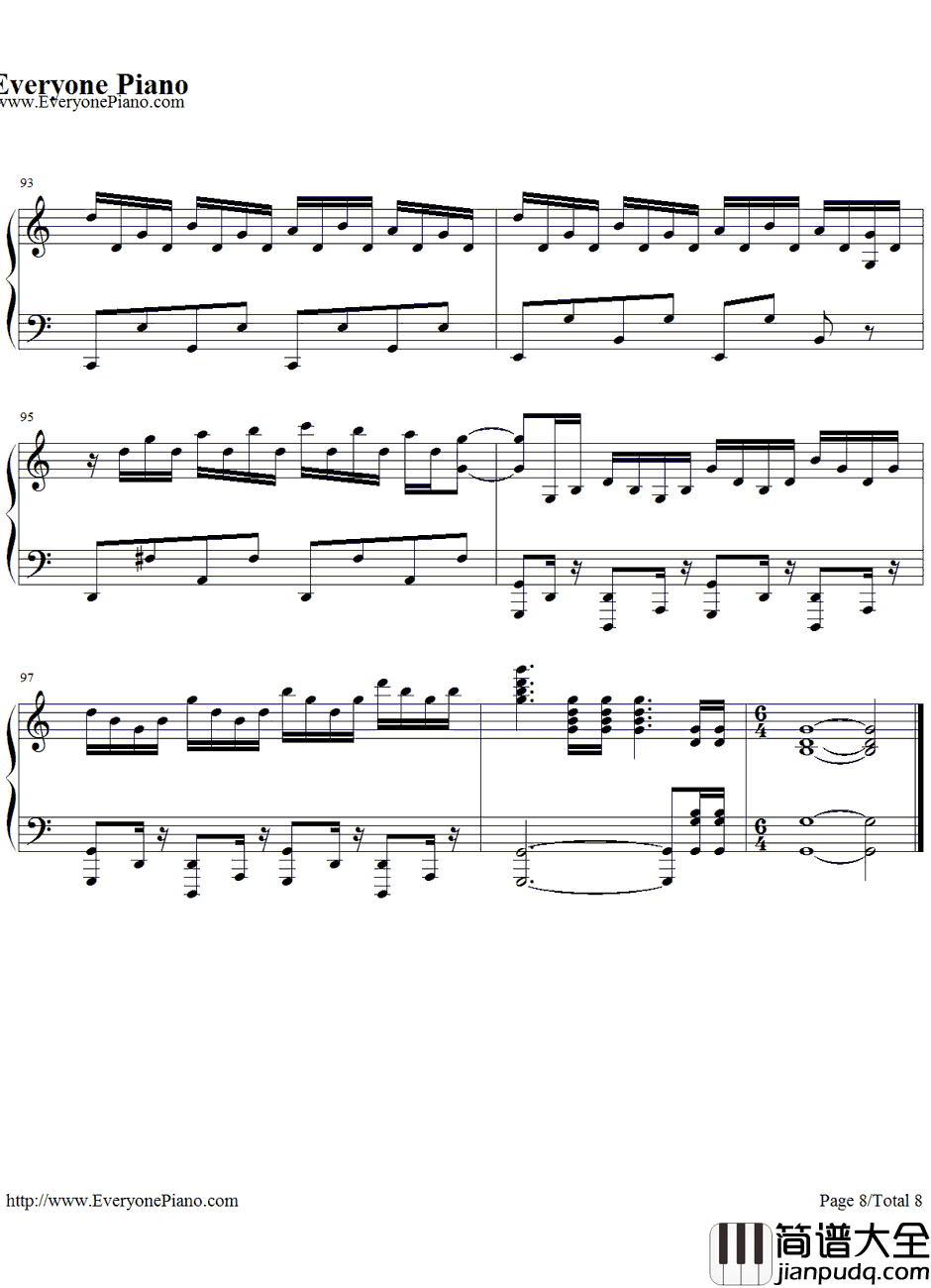 まっしろわーるど钢琴谱_みかくにんぐッ！_未确认进行式ED