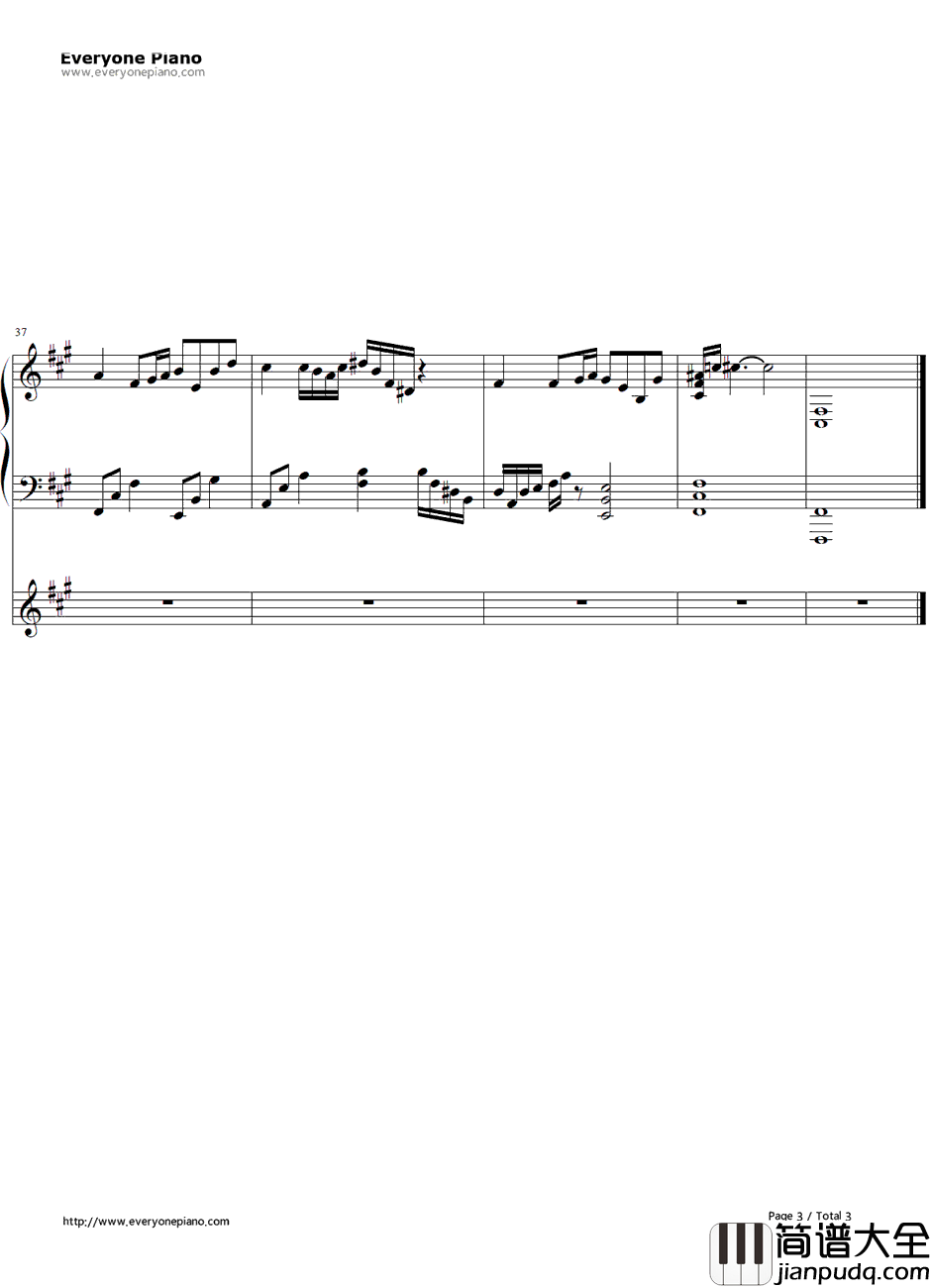 明日もし君が壊れても钢琴谱_Zard_游戏王片尾曲