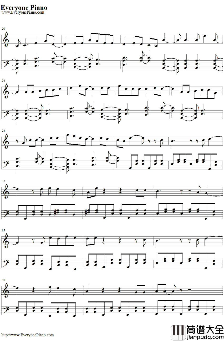 Riverside钢琴谱_AgnesObel